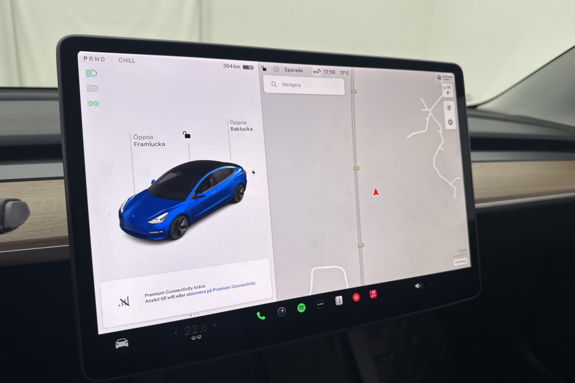 Tesla Model 3 Long Range AWD Autopilot 1 brukare Svensksåld