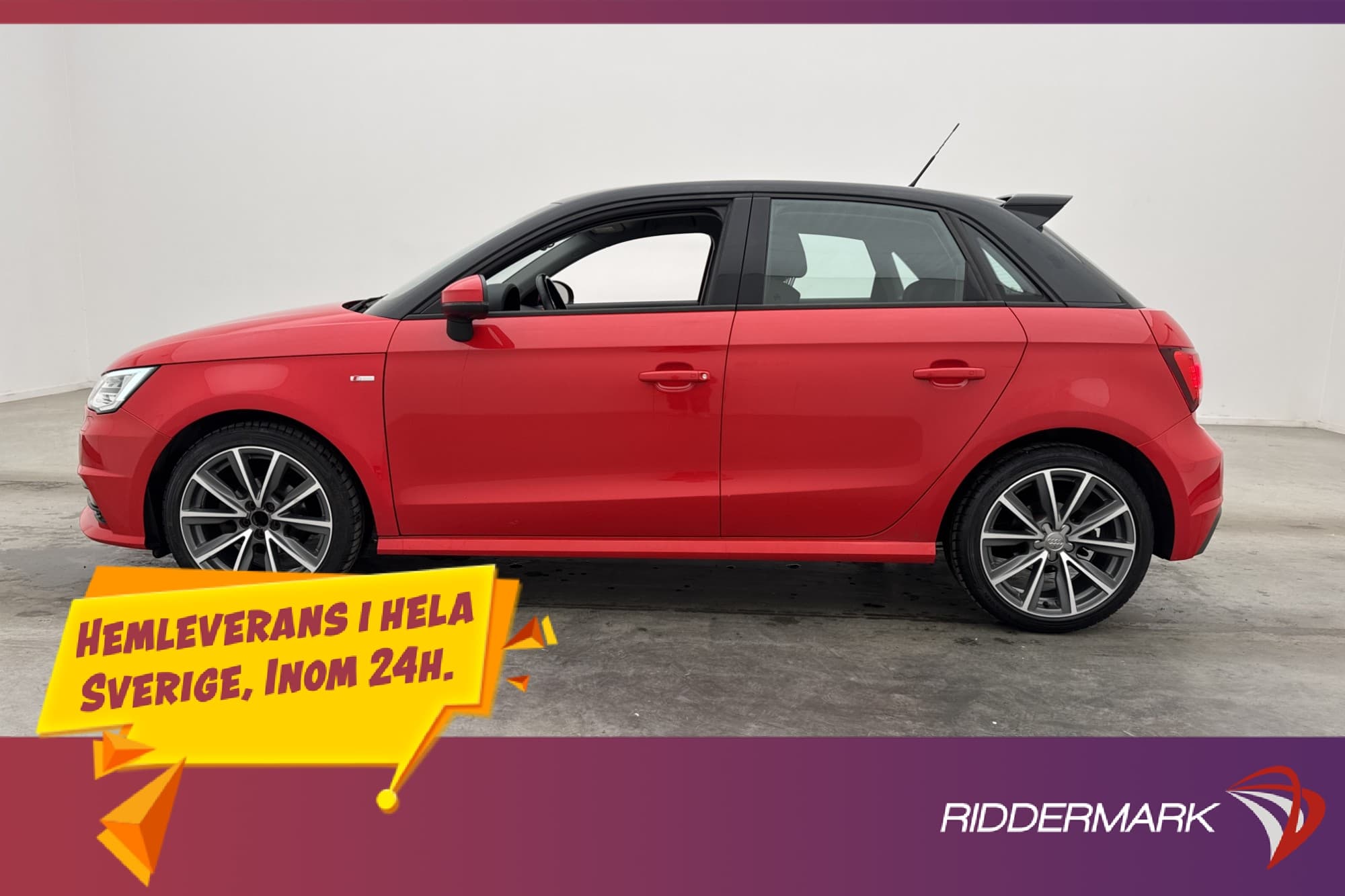 Audi A1 Sportback 1.0 TFSI 95hk S-Line Bluetooth 0.43l/mil