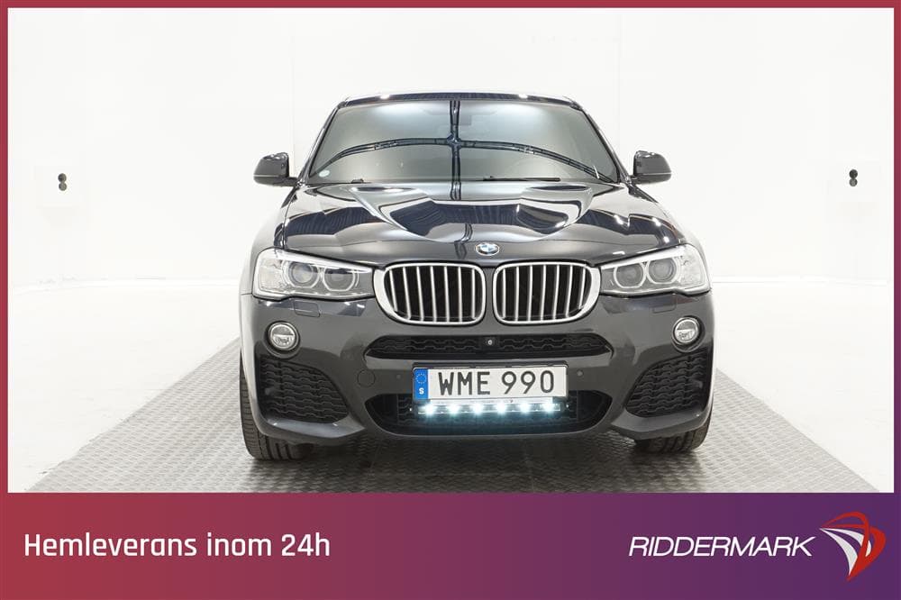 BMW X4 xDrive35d 313hk M Sport Värmare H/K T-lucka 360° Navi