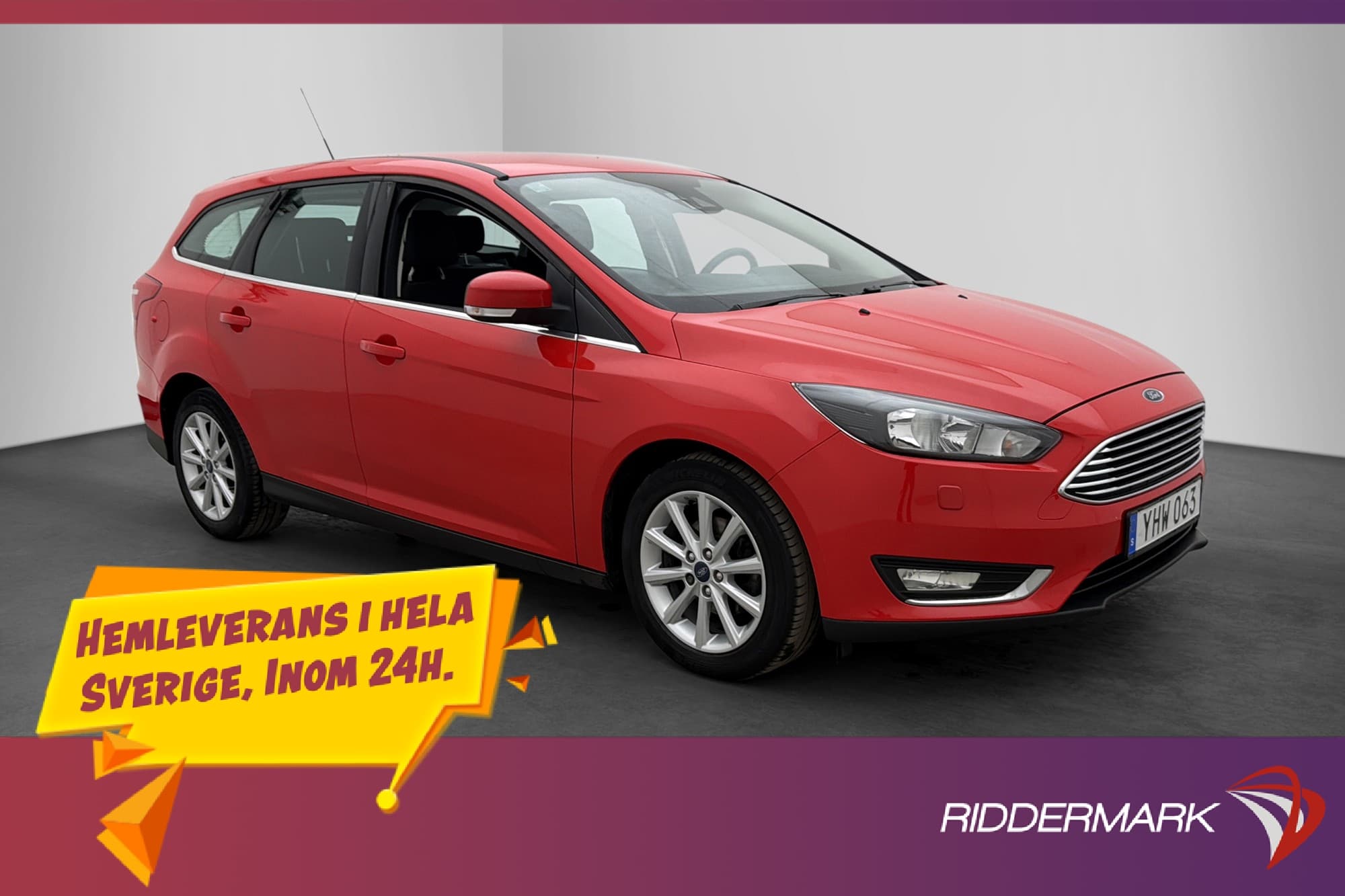 Ford Focus 1.0 Titanium Få brukare Sensorer 2-Zons Bluetooth