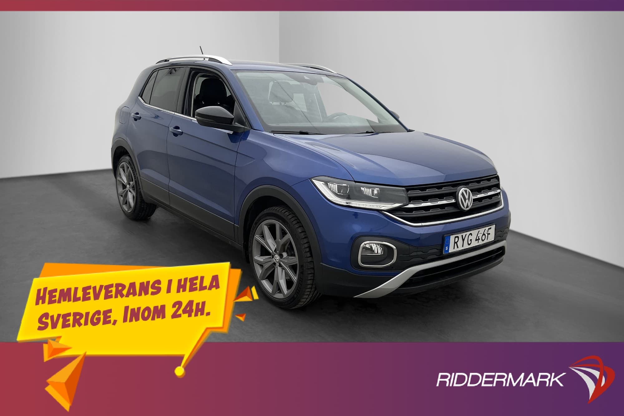 Volkswagen T-Cross 1.0 TSI 2 Brukare Adaptiv Döda Vinkeln