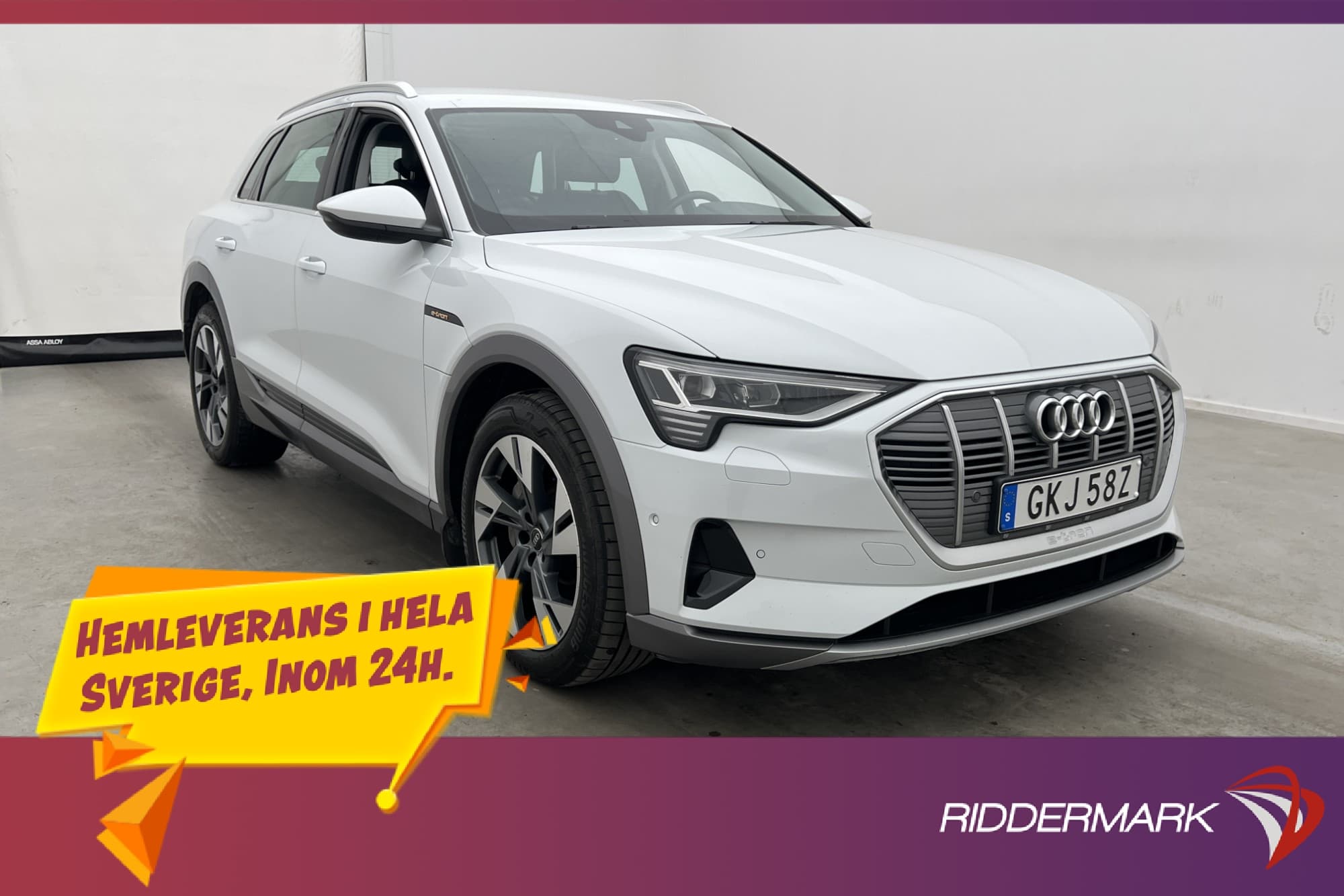 Audi e-tron 55 Quattro Dragkrok Kamera Skinn CarPlay MOMS