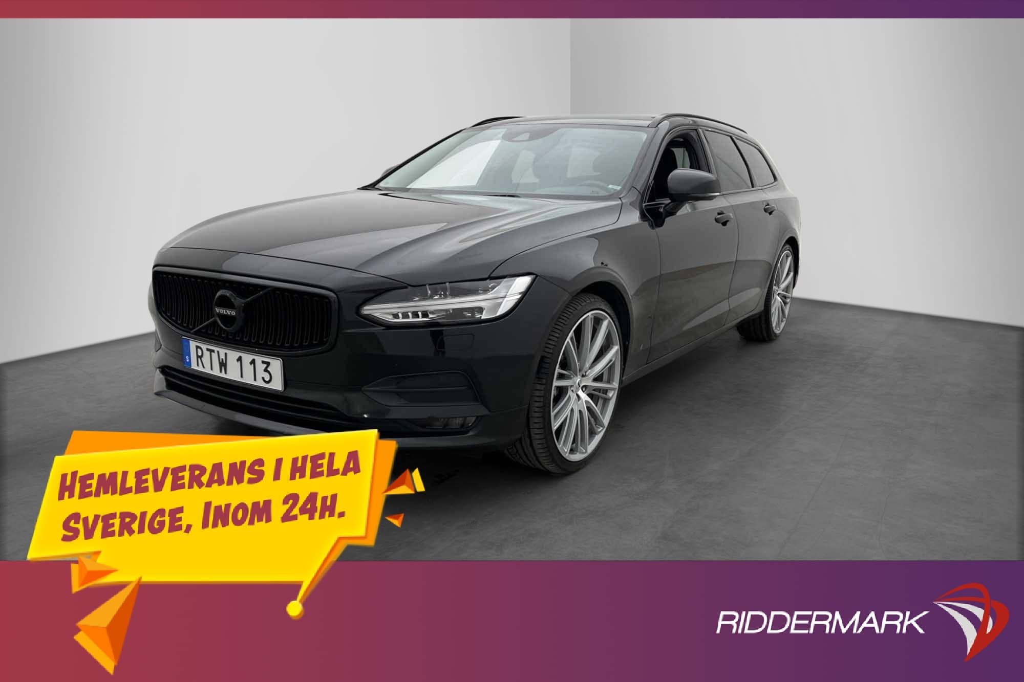 Volvo V90 T5 Momentum VOC Värm Kamera HuD CarPlay Navi BLIS