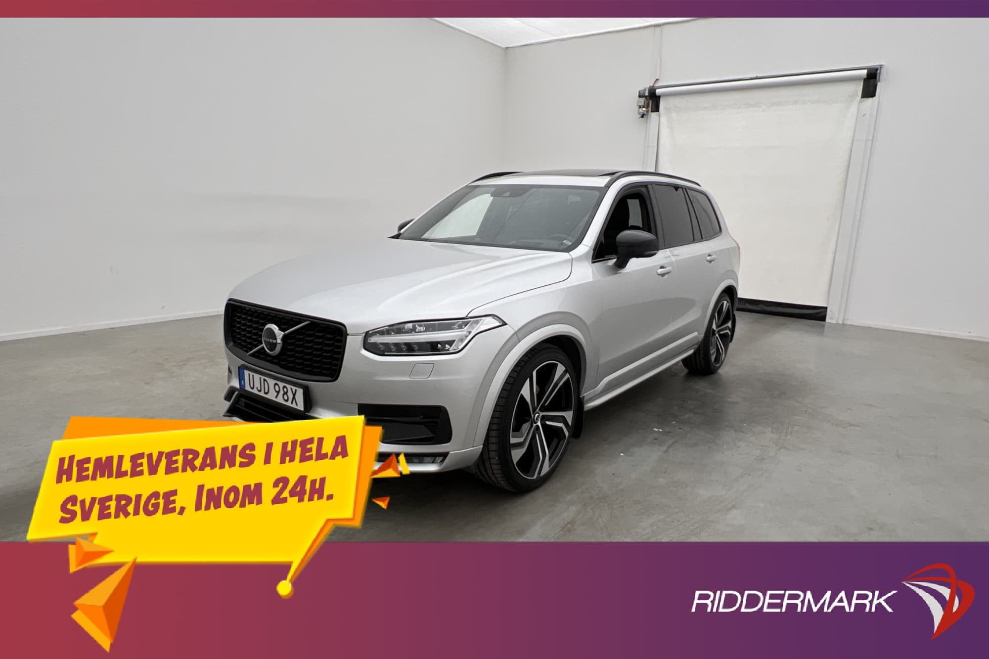 Volvo XC90 B5 AWD R-Design 7-Sits Pano B&W Luftfjädring MOMS
