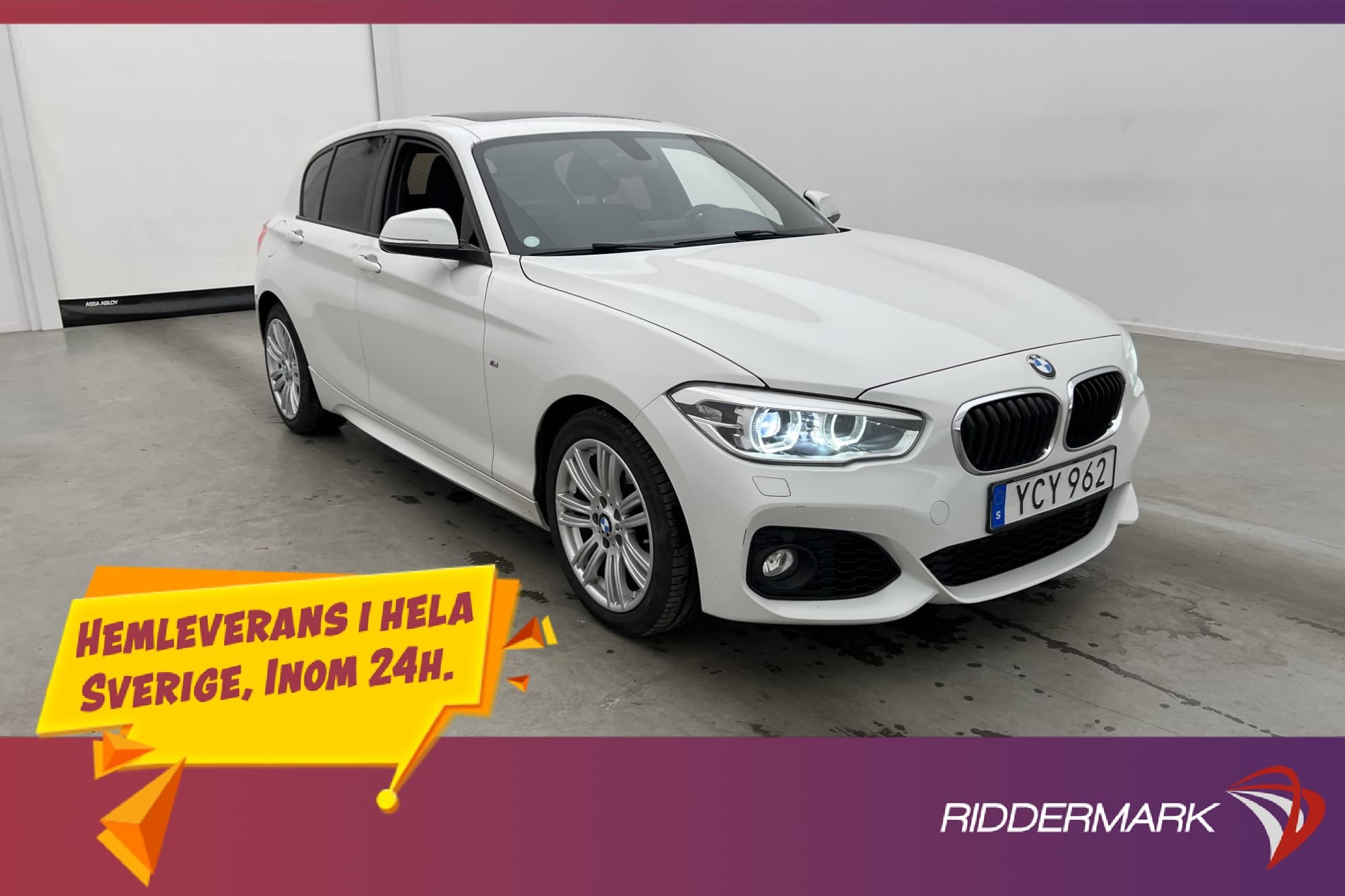 BMW 118 i 136hk M Sport Glastaklucka P-Sensorer Alcantara