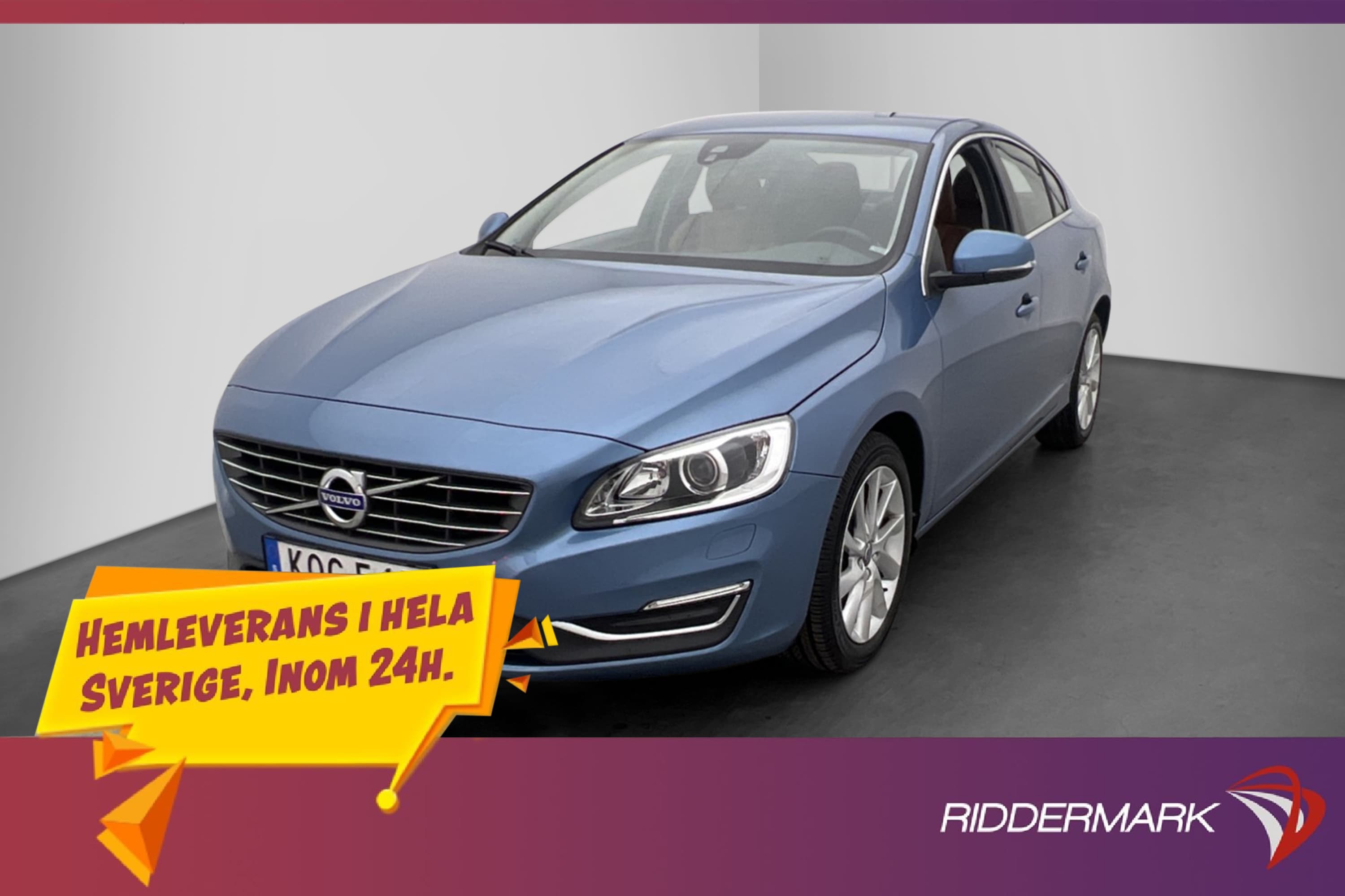 Volvo S60 T4 Geartronic 190hk Summum Skinn Värmare 4215mil!