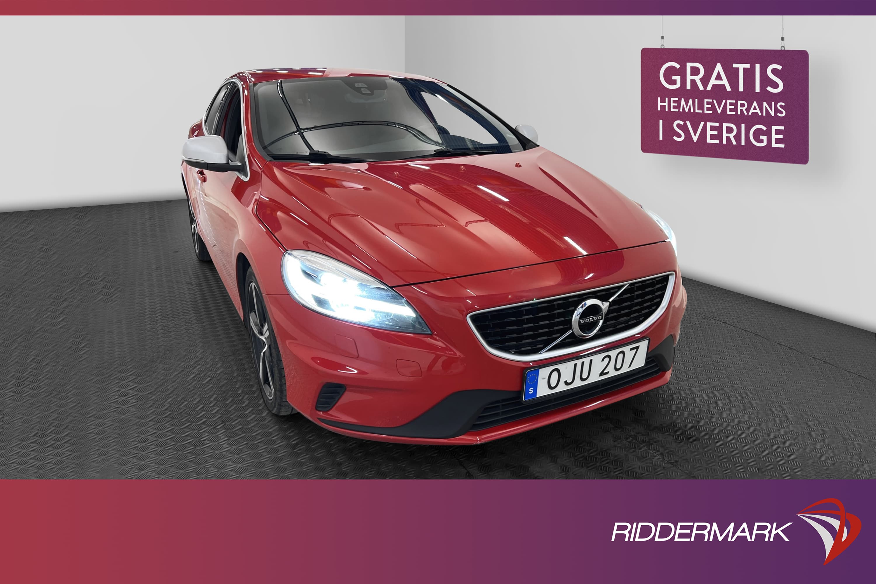 Volvo V40 T2 122hk R-Design Sensorer LED Välservad 0,55l/mil