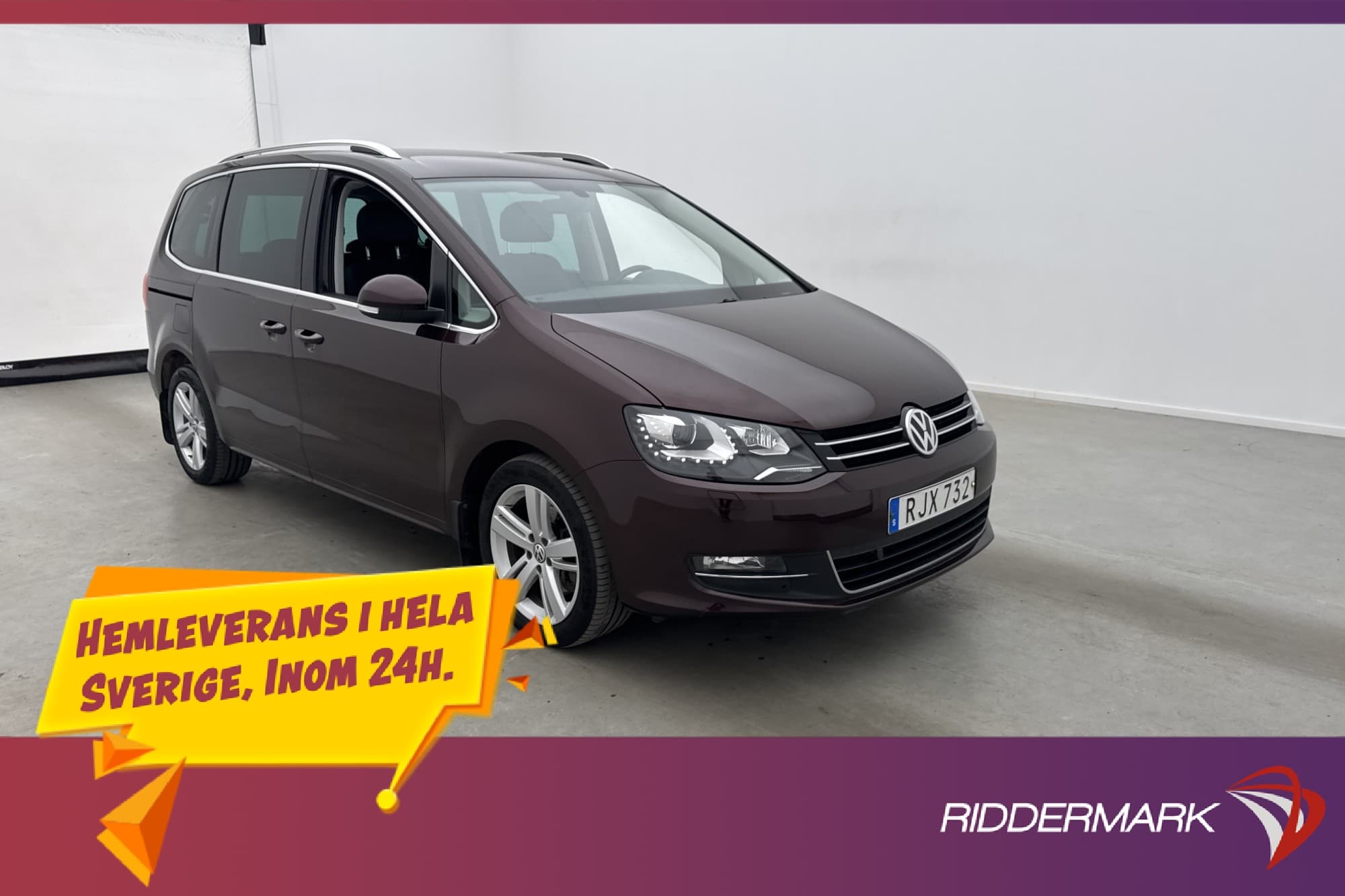Volkswagen Sharan TDI 4M Premium 7-Sits El-Dörrar Värm Drag