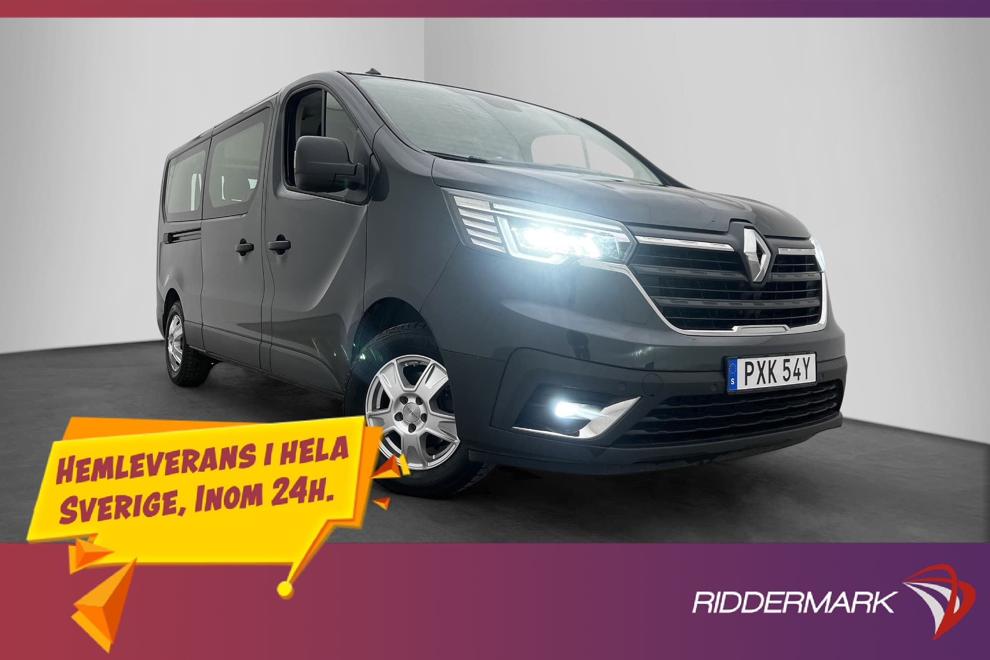 Renault trafic Kombi Lång 170hk Dragkrok B-Kamera 9-Sit MOMS