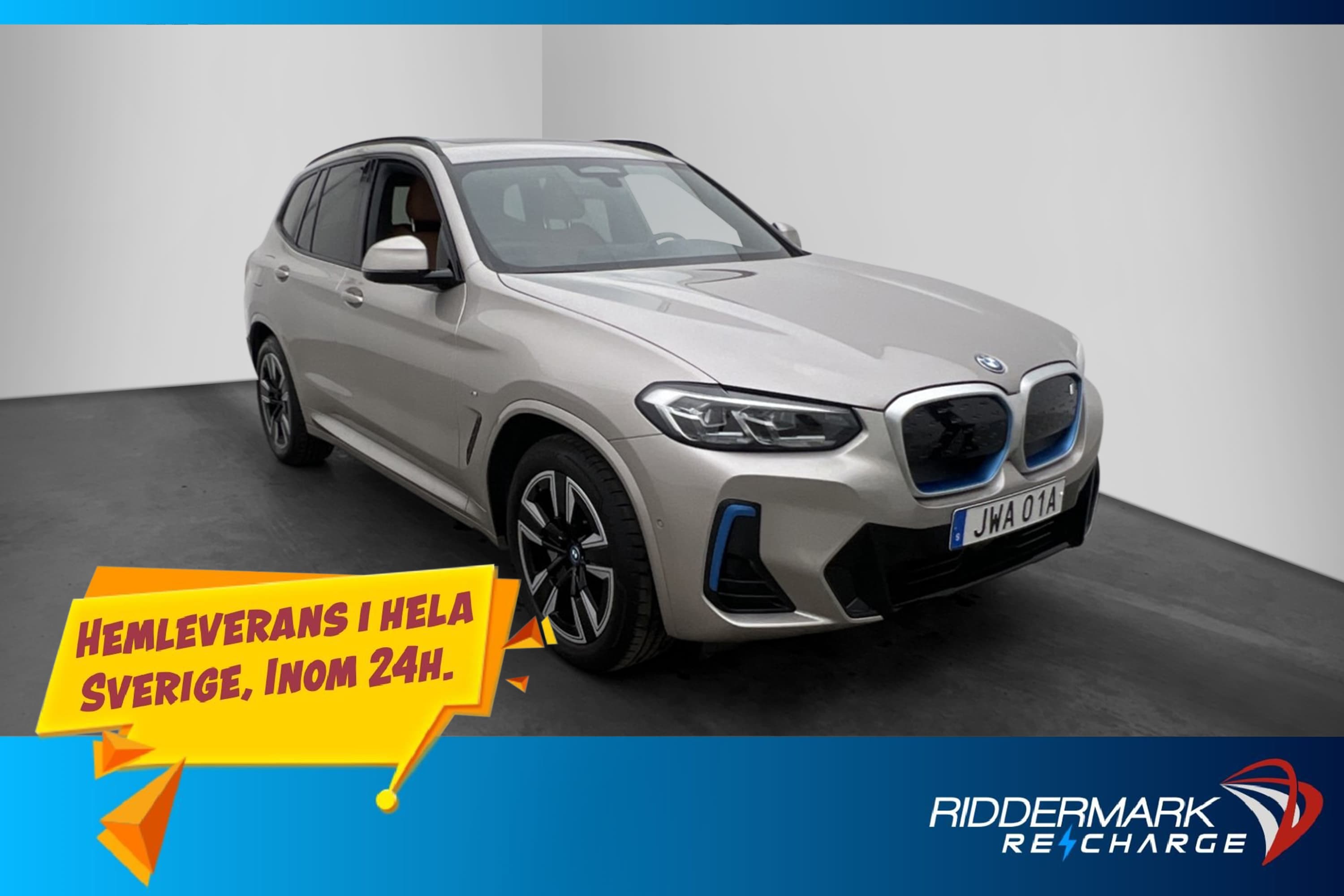 BMW iX3 286hk M Sport Drag Pano Inspiring Kamera Skinn