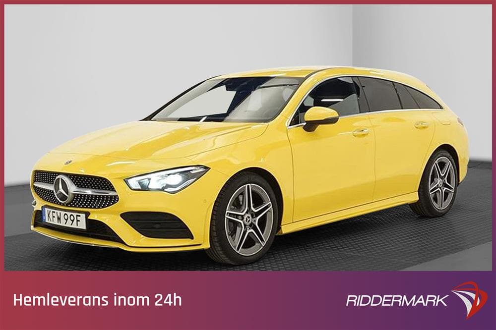 Mercedes-Benz CLA 200 SB 163hk AMG Wide Kamera GPS Drag MOMS
