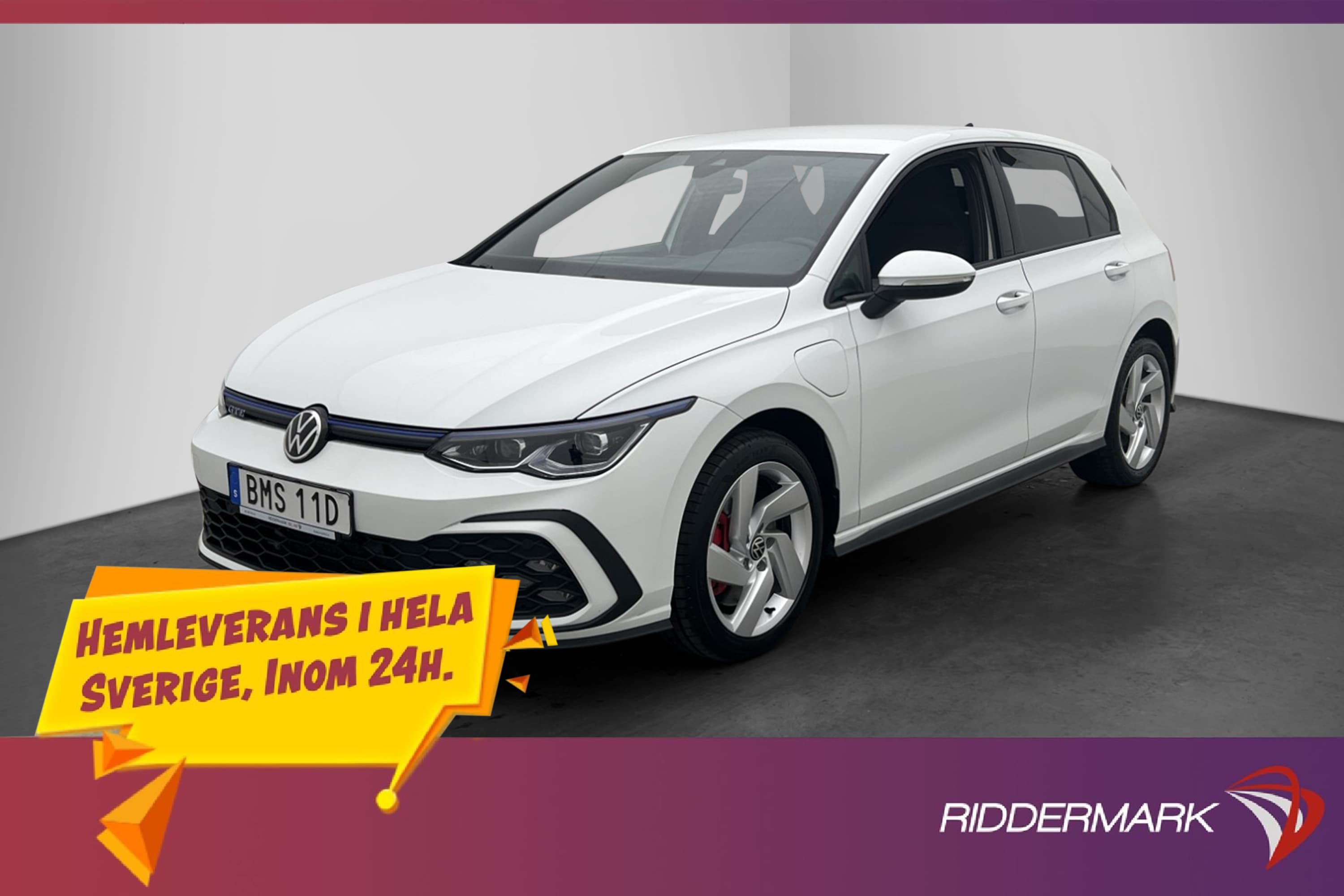 Volkswagen Golf GTE 245hk Värmare CarPlay Rattvärme Navi