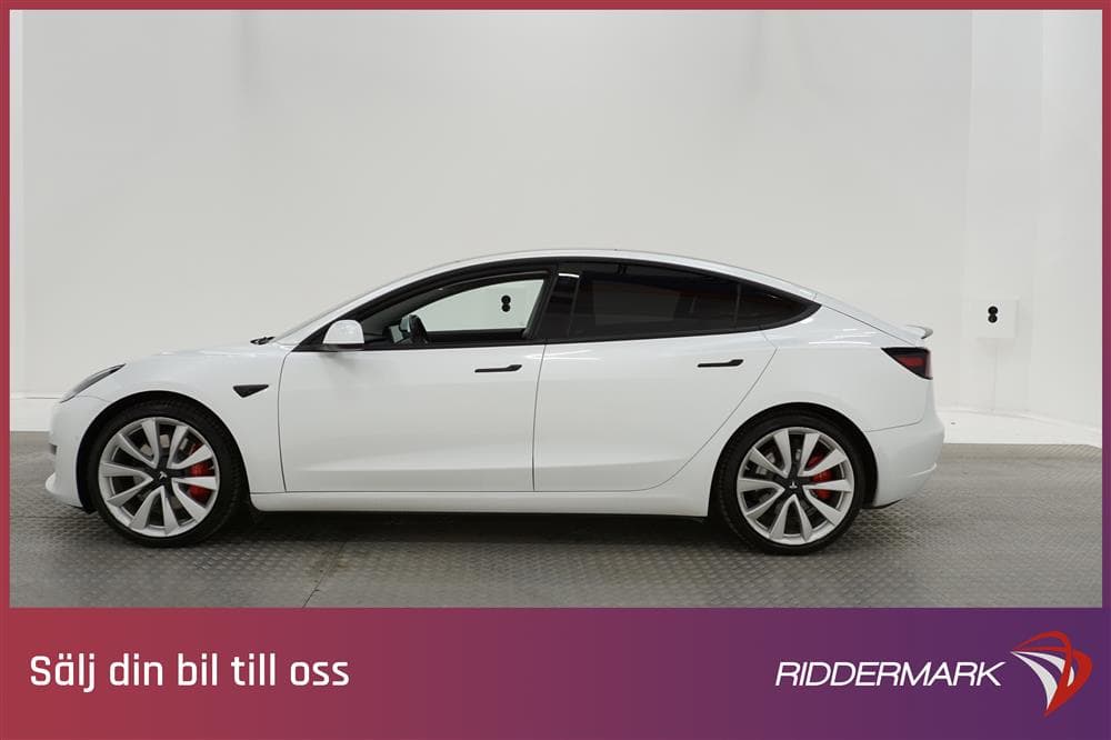 Tesla Model 3 Performance 510hk Svensksåld Autopilot