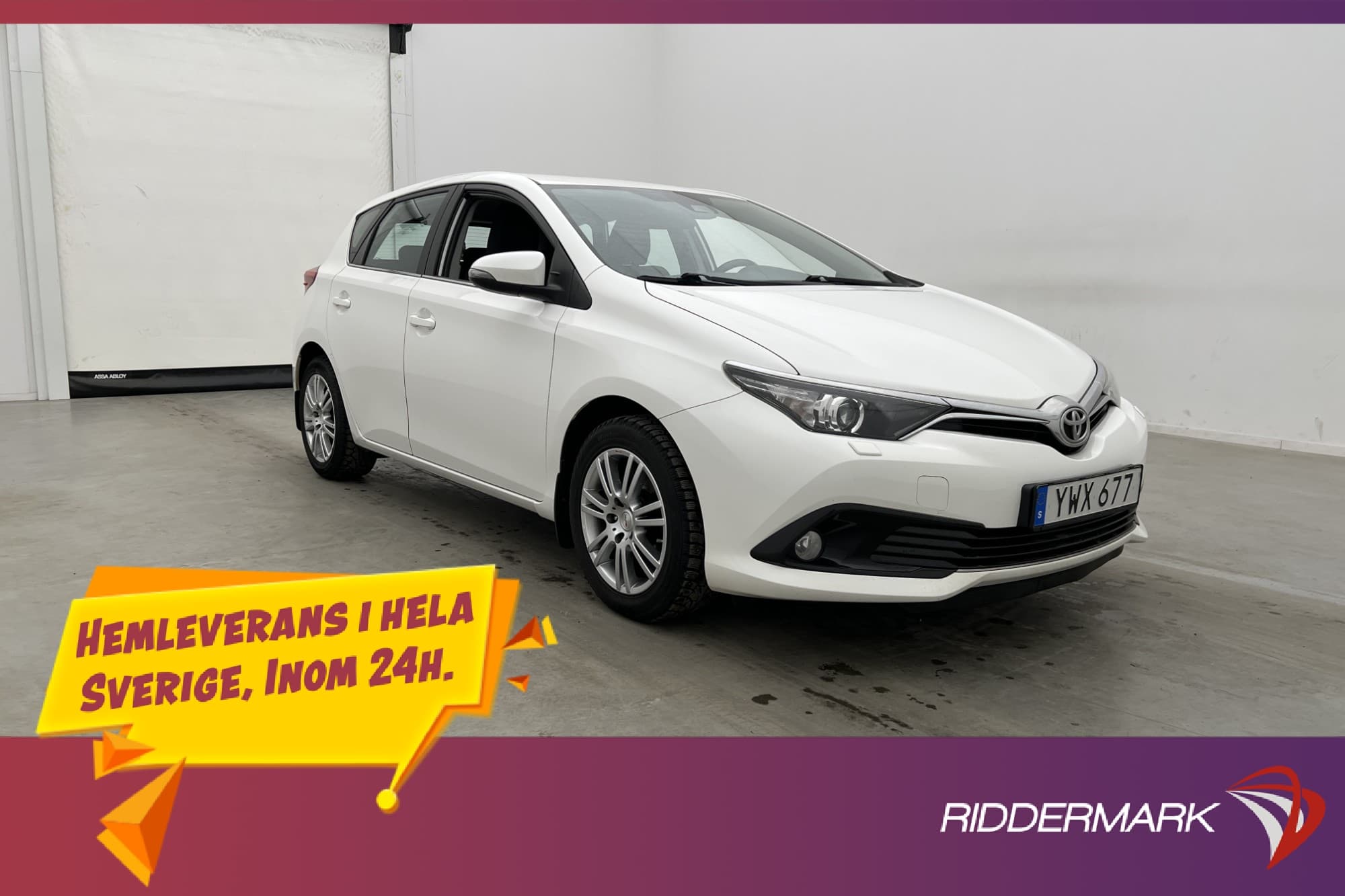 Toyota Auris 5-dörrar 1.2 Turbo 116hk Active B-Kamera Drag