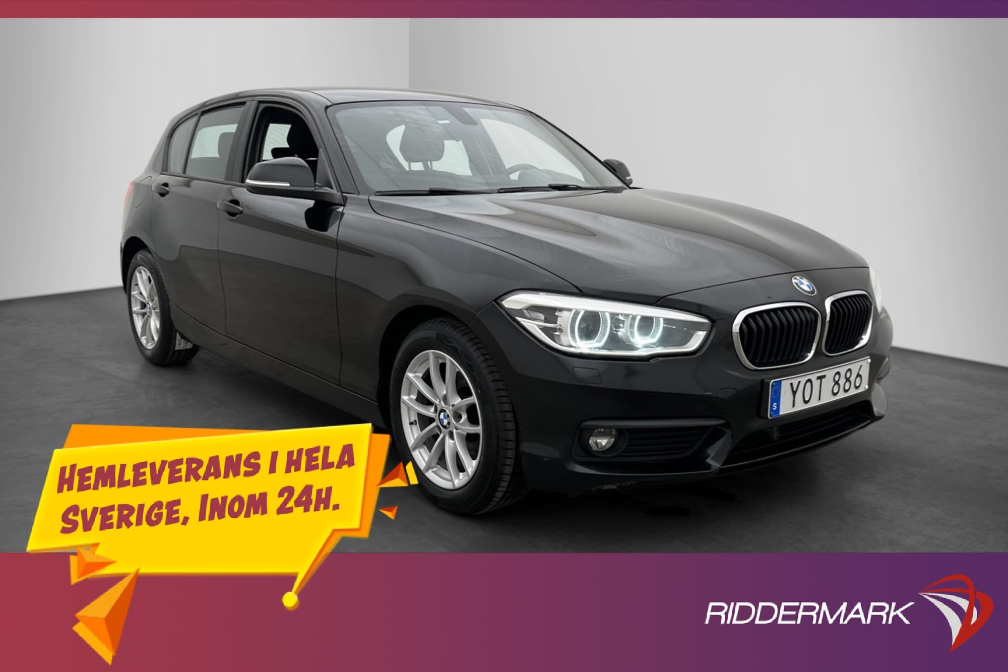 BMW 118 i Advantage Värmare Sensorer Keyless Låg-Årsskatt