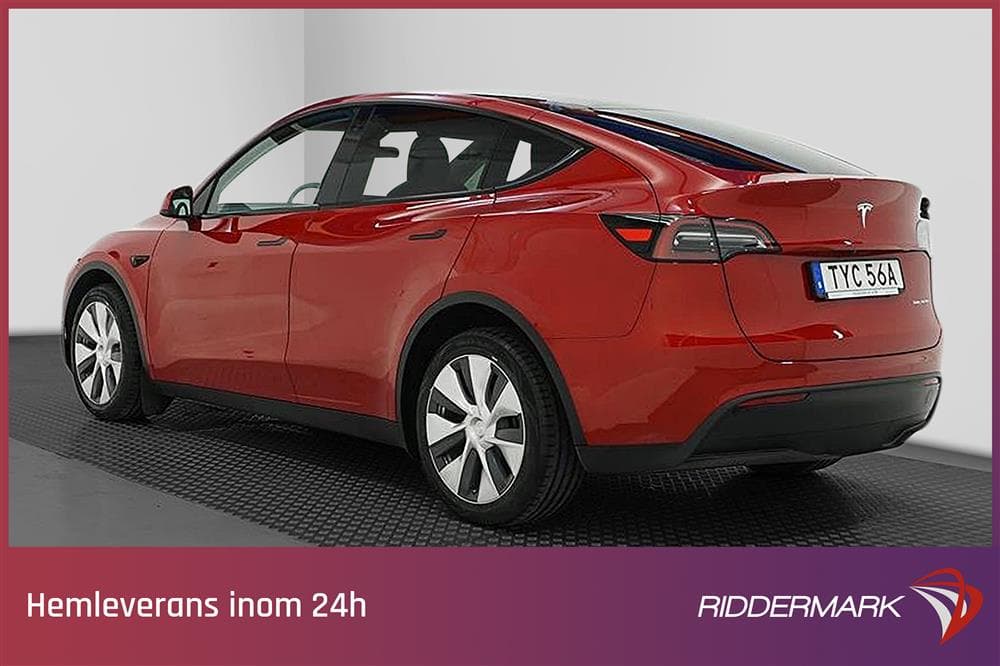 Tesla Model Y Long Range Dual AWD Pano Premium Svensksåld exteriör