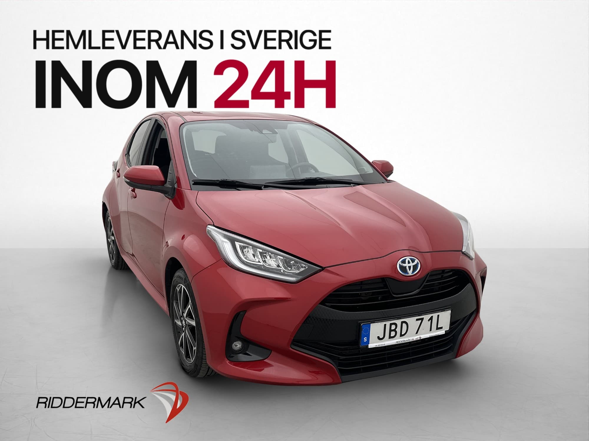 Toyota Yaris Hybrid 116hk Active Plus Kamera Rattvärme