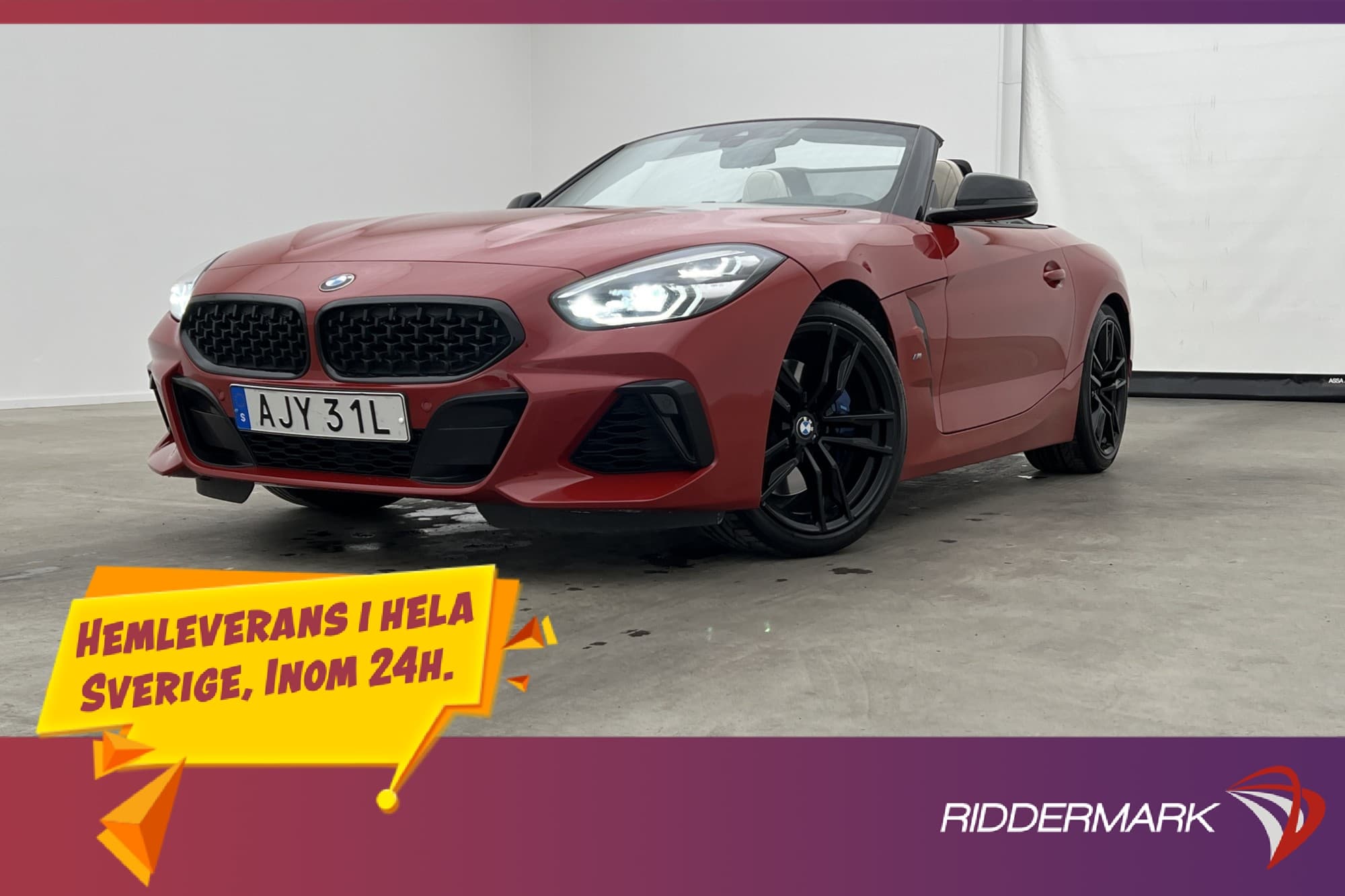 BMW Z4 M40i 340hk Adaptivt-Chassi Navi HiFi HUD Sportbromsar