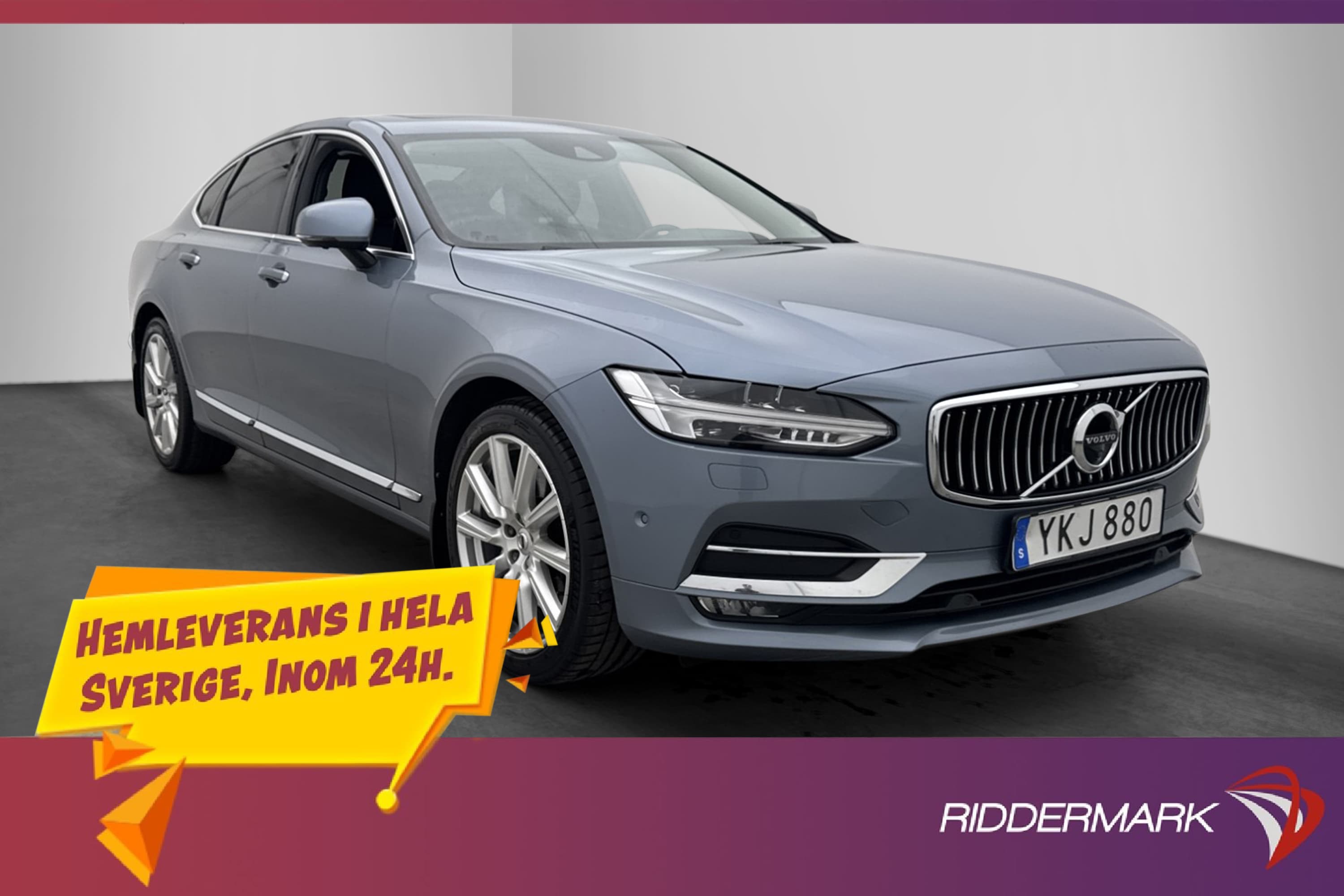 Volvo S90 D5 AWD 235hk Inscription D-värm 360°Drag Taklucka