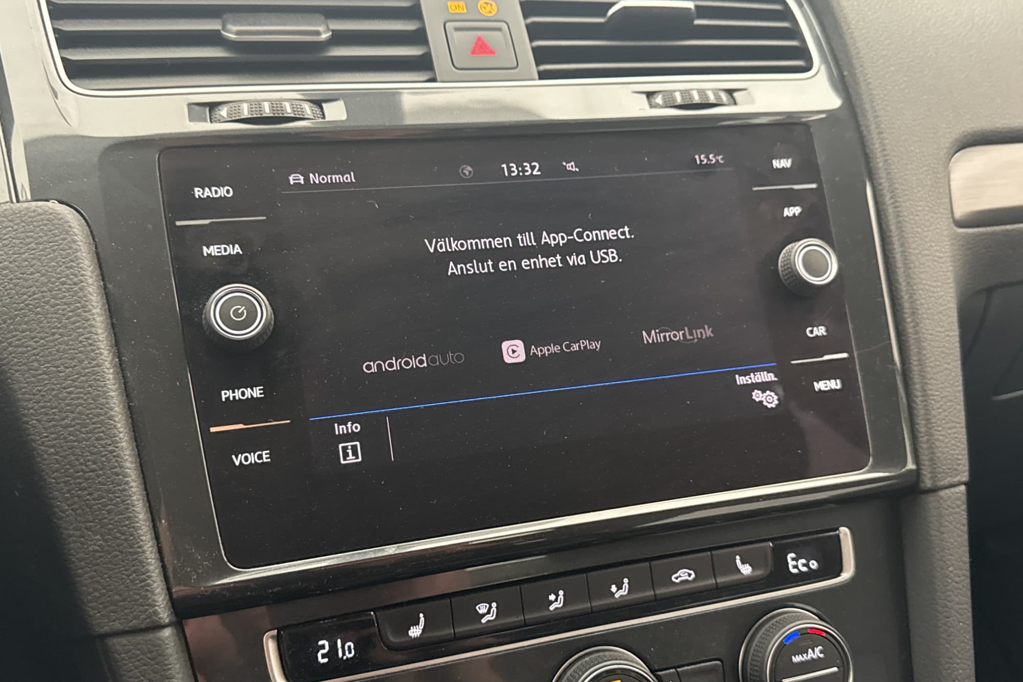 Volkswagen e-Golf 136hk CarPlay Navigation P-sensorer