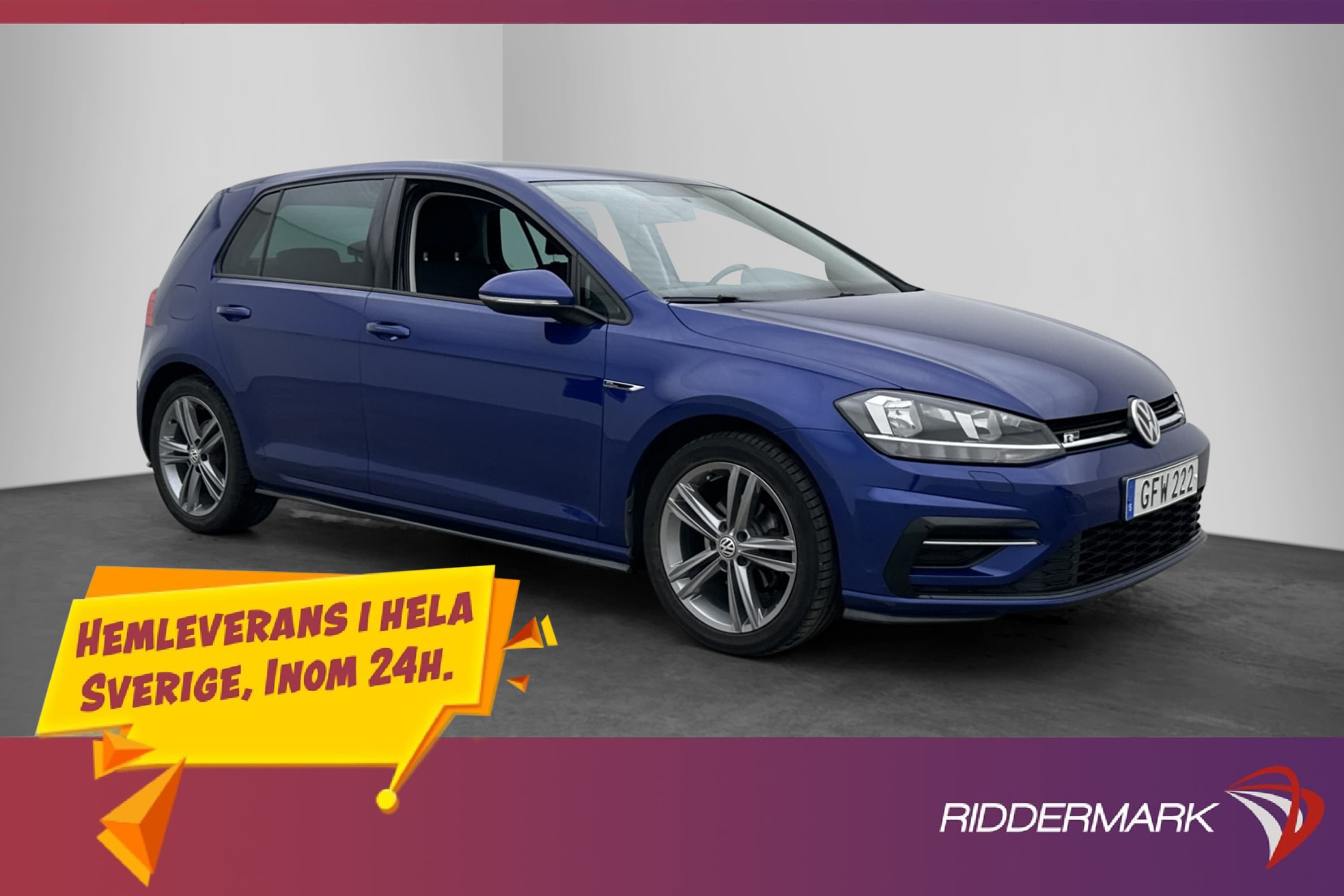 Volkswagen Golf 1.0 TSI R-Line Värmare CarPlay Adaptiv-fart