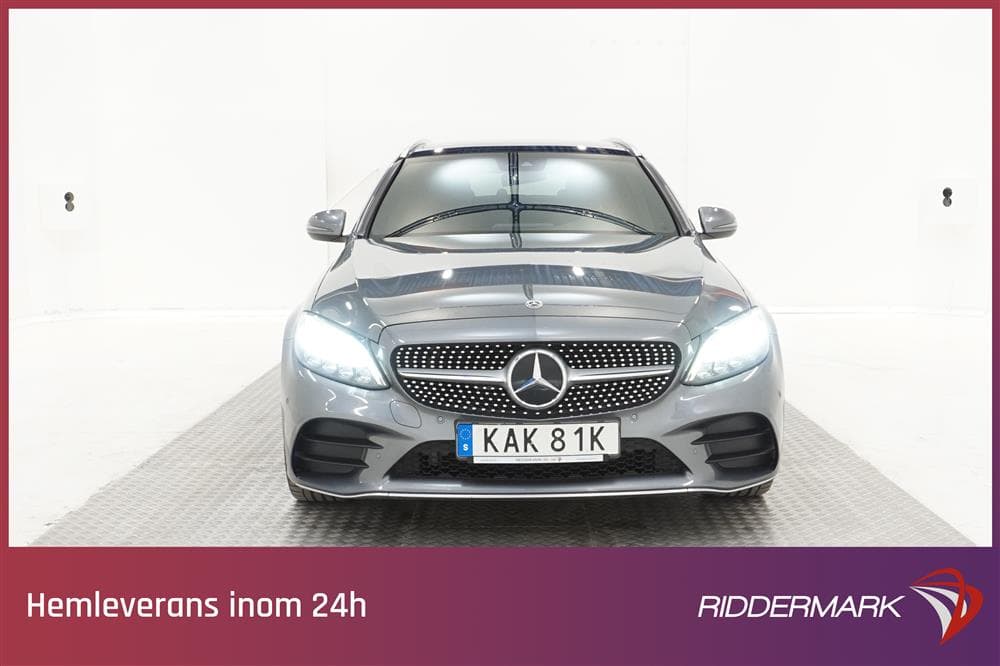 Mercedes-Benz C 220d 194hk AMG Pano Kamera Navi Drag