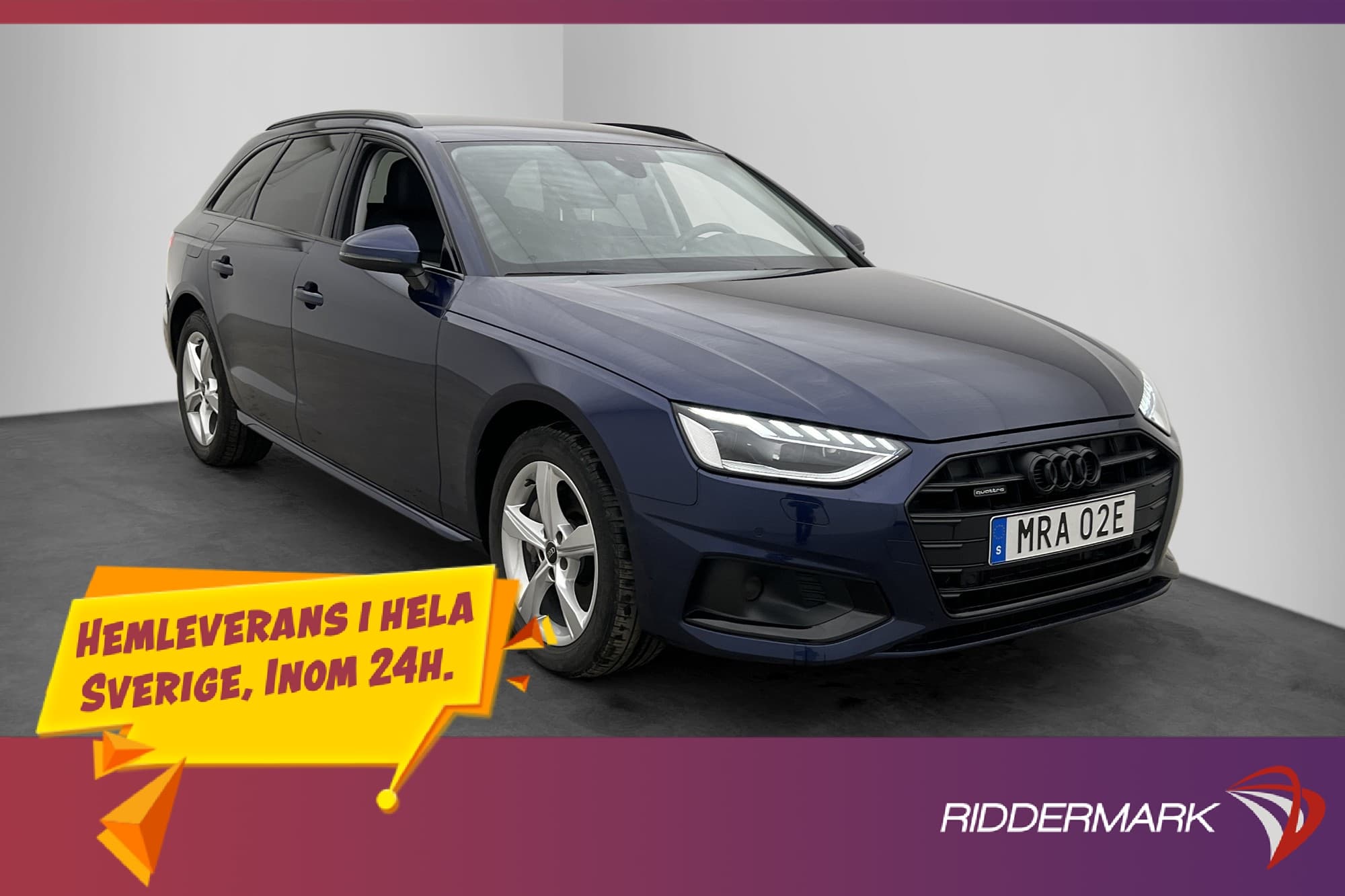 Audi A4 Avant 40 TDI 204hk Q S-Line Skinn Värm Cockpit Drag