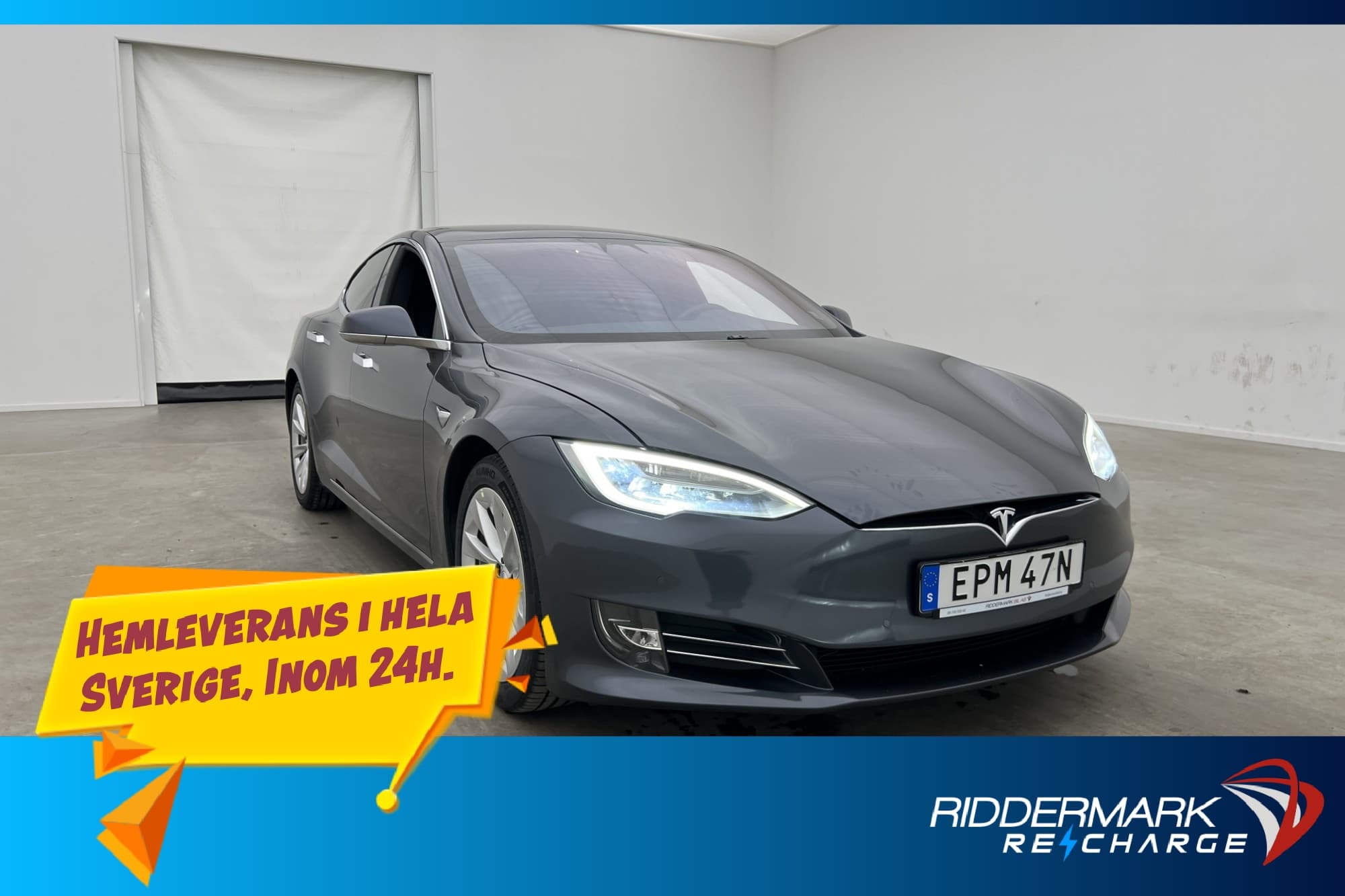 Tesla Model S Long Range AWD Autopilot Luftfjäd SV.Såld MOMS