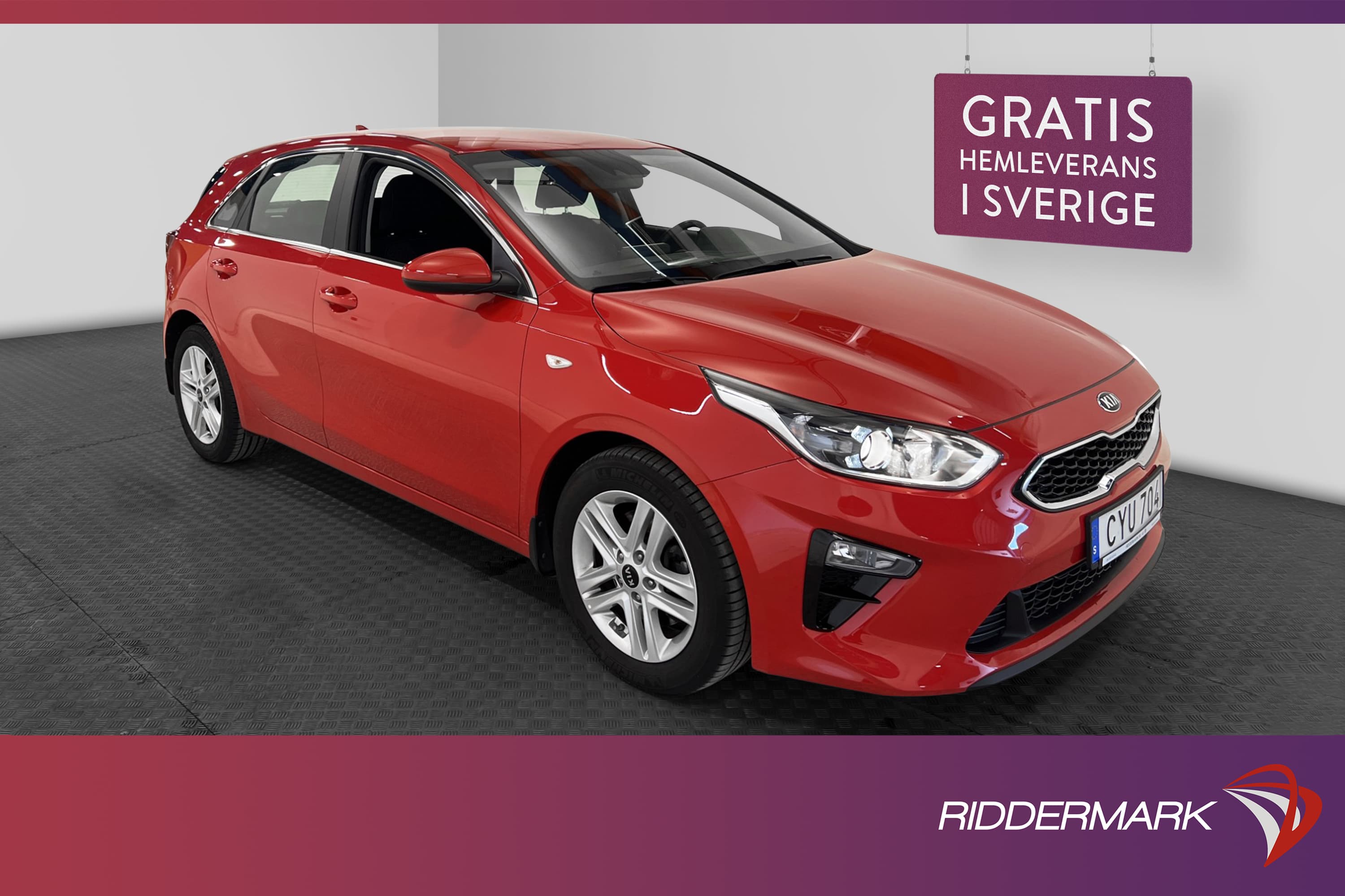 Kia Ceed 1.0 T-GDI 120hk Action Kamera Carplay Rattvärme