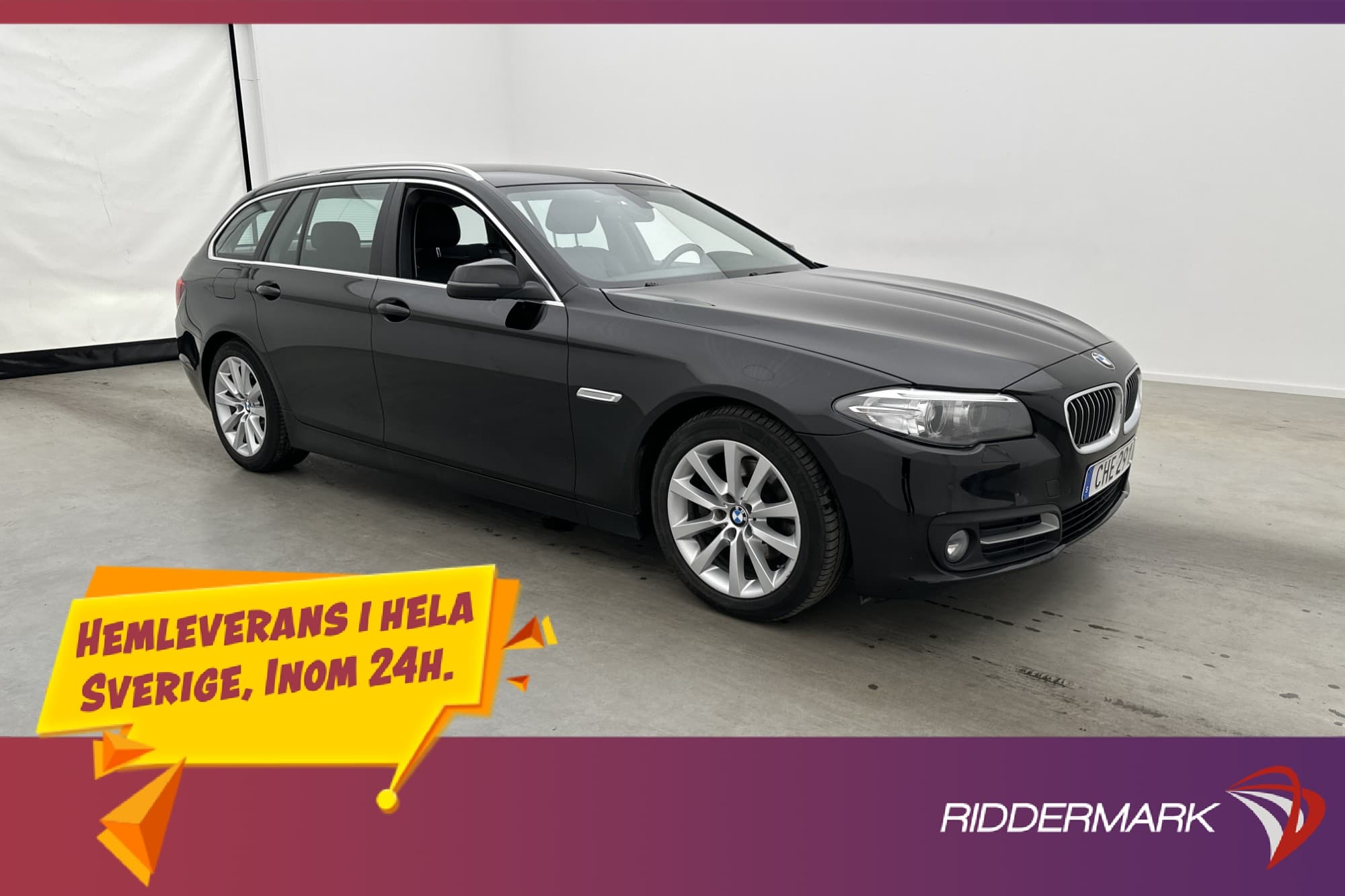 BMW 520d Touring xDrive 190hk P-Sensor Drag Skinn Rattvärme