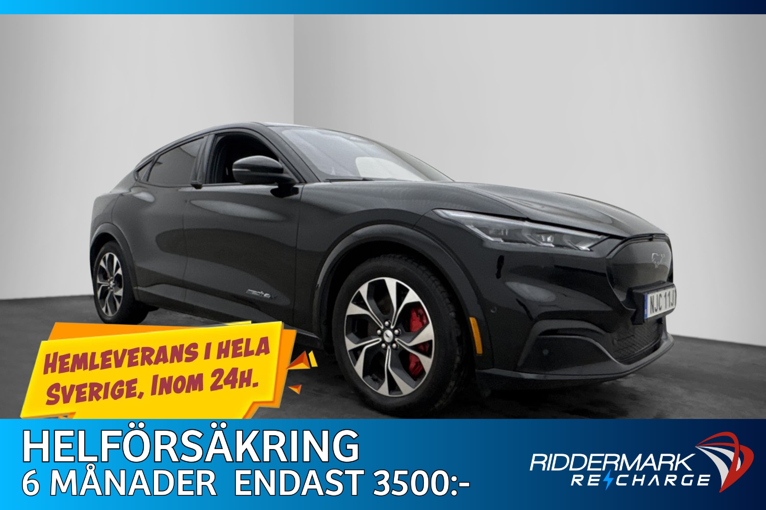 Ford Mustang Mach-E Long Range AWD Pano Drag B&O 360° Skinn