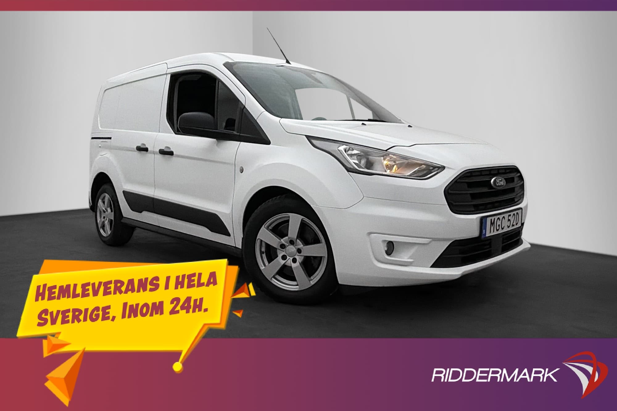 Ford Transit Connect 220 Värmare Drag 3-Sits B-Kamera Moms