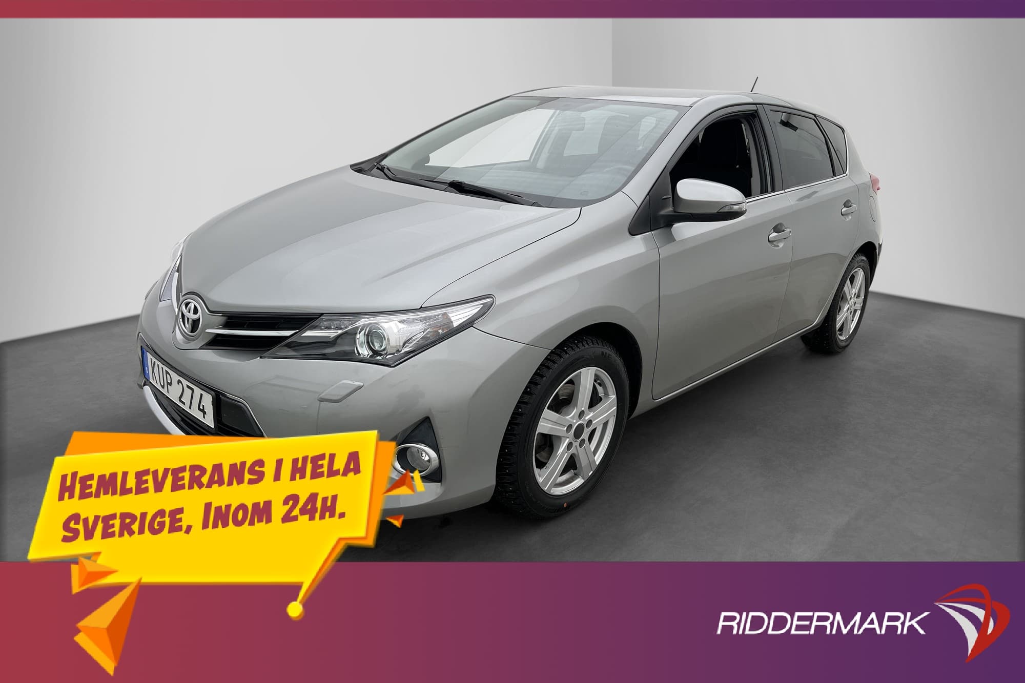 Toyota Auris 132hk Edition Feel M&K-Värmare Kamera Bluetooth