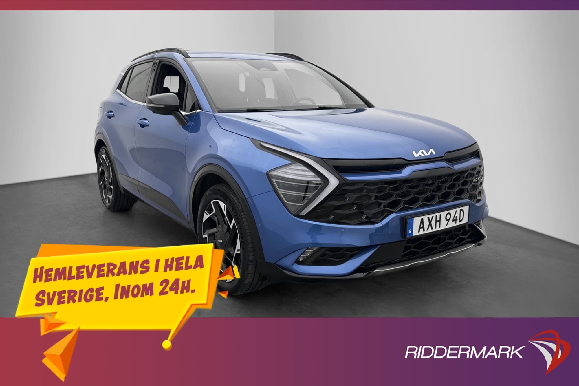 Kia Sportage PHEV AWD GT-Line H/K Dragkrok 360° CarPlay Navi