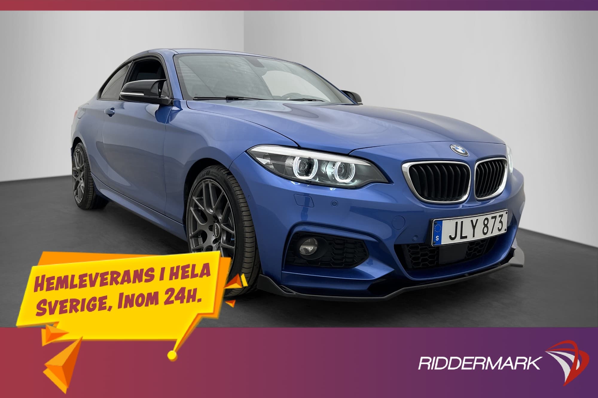 BMW 218 d Coupé 150hk M Sport H/K Adaptiv Keyless alcantara