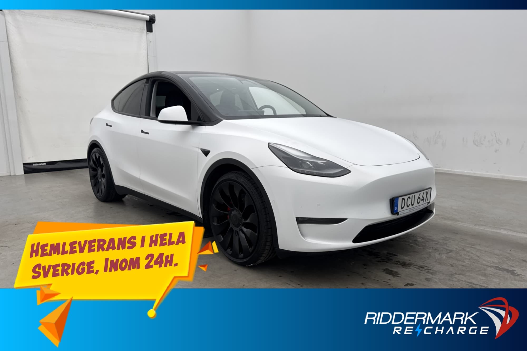 Tesla Model Y Performance AWD Dragkrok Autopilot Sv.Såld