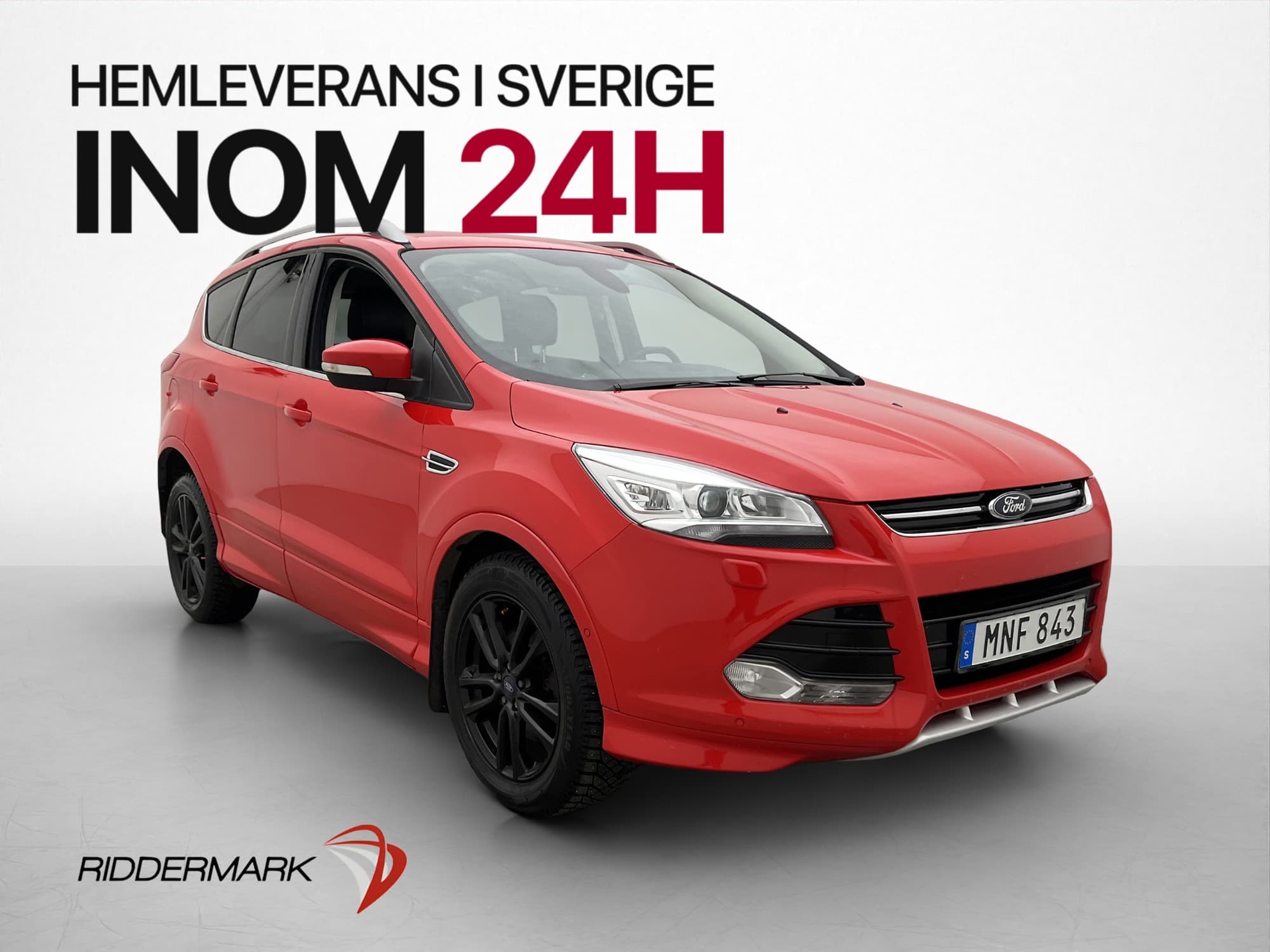 Ford Kuga AWD 163hk Titanium X P-Sensorer Halvskinn Dragkrok