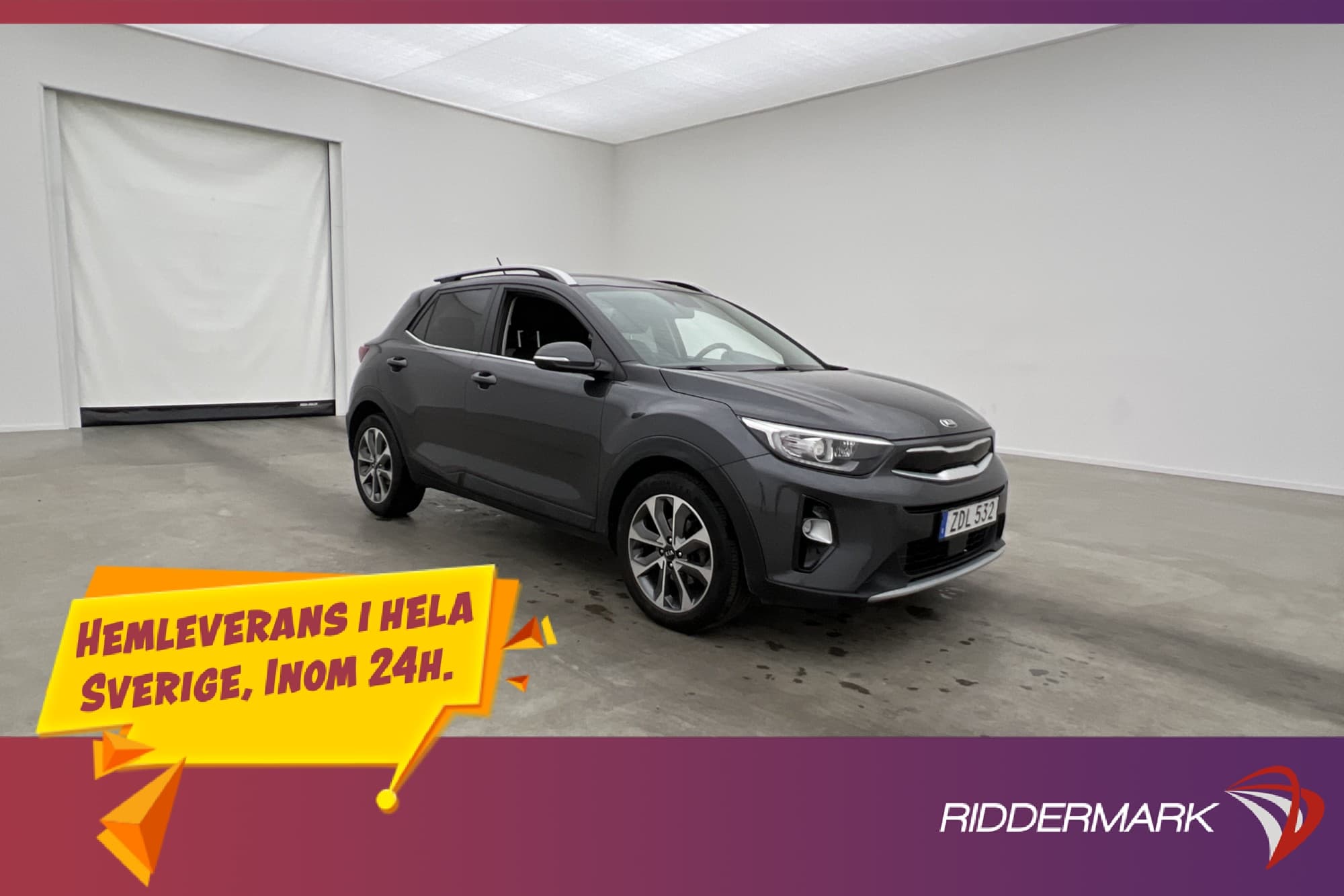 Kia Stonic T-GDI 120hk Advance Plus Kamera CarPlay Rattvärme