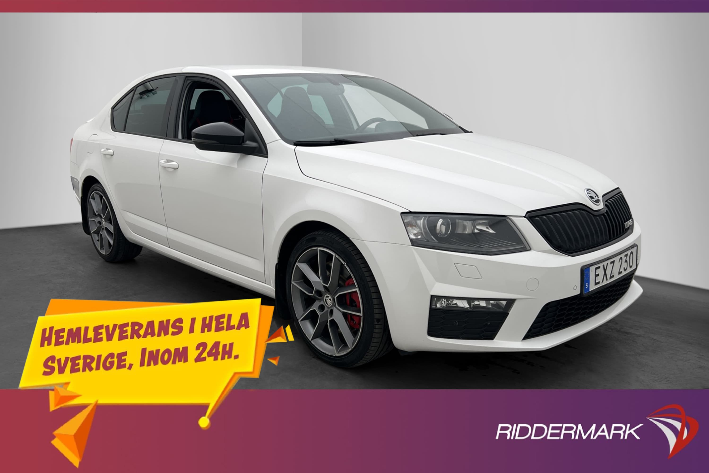 Skoda Octavia RS TSI  220hk Canton Sensorer Skinn/Alcantara