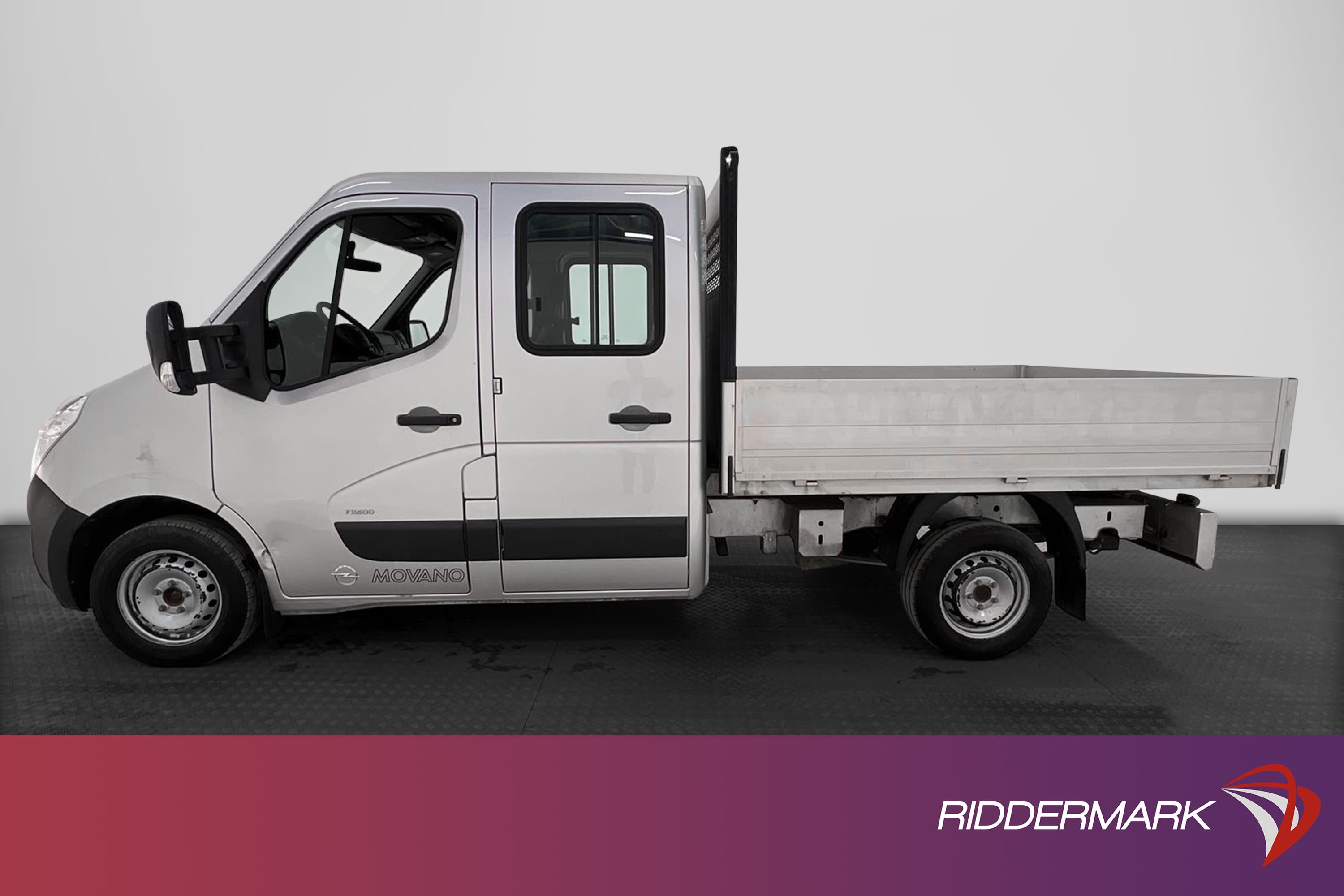 Opel Movano Dubbelhytt 2.3CDTI Flakbil Drag Värmare Moms