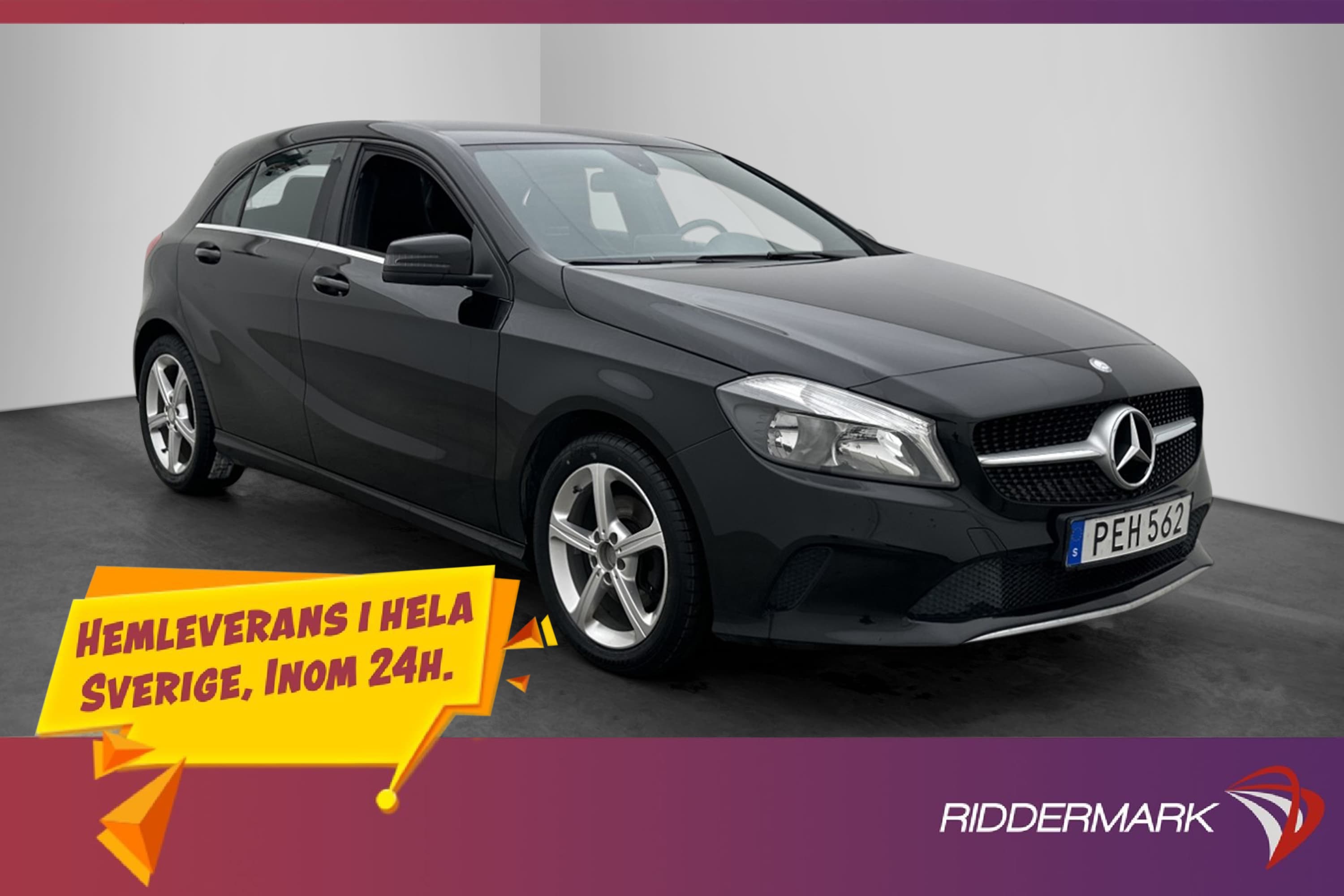 Mercedes-Benz A 180 122hk Farthållare Bluetooth Halvskinn