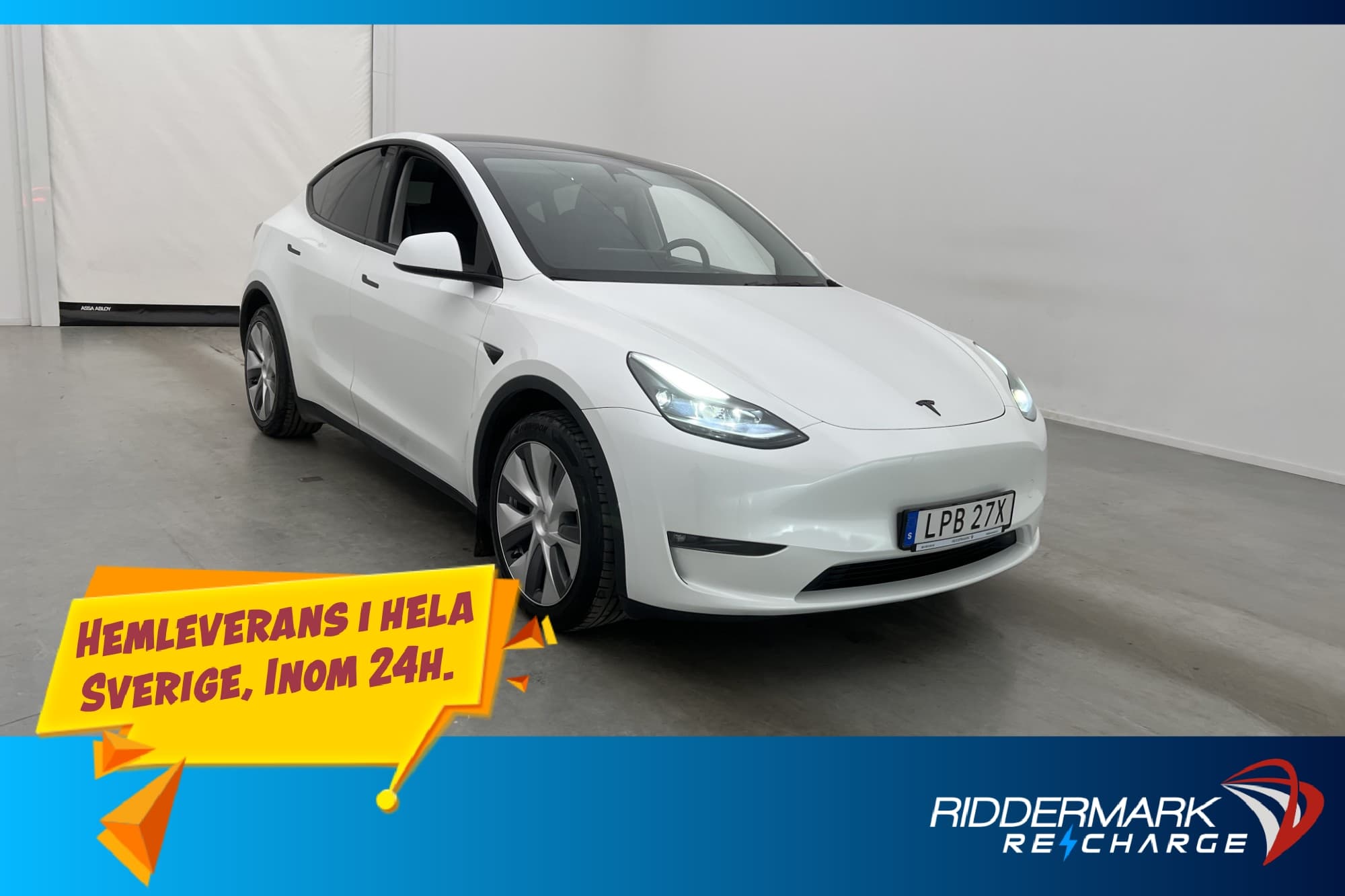 Tesla Model Y Longe Range AWD Dragkrok Autopilot 