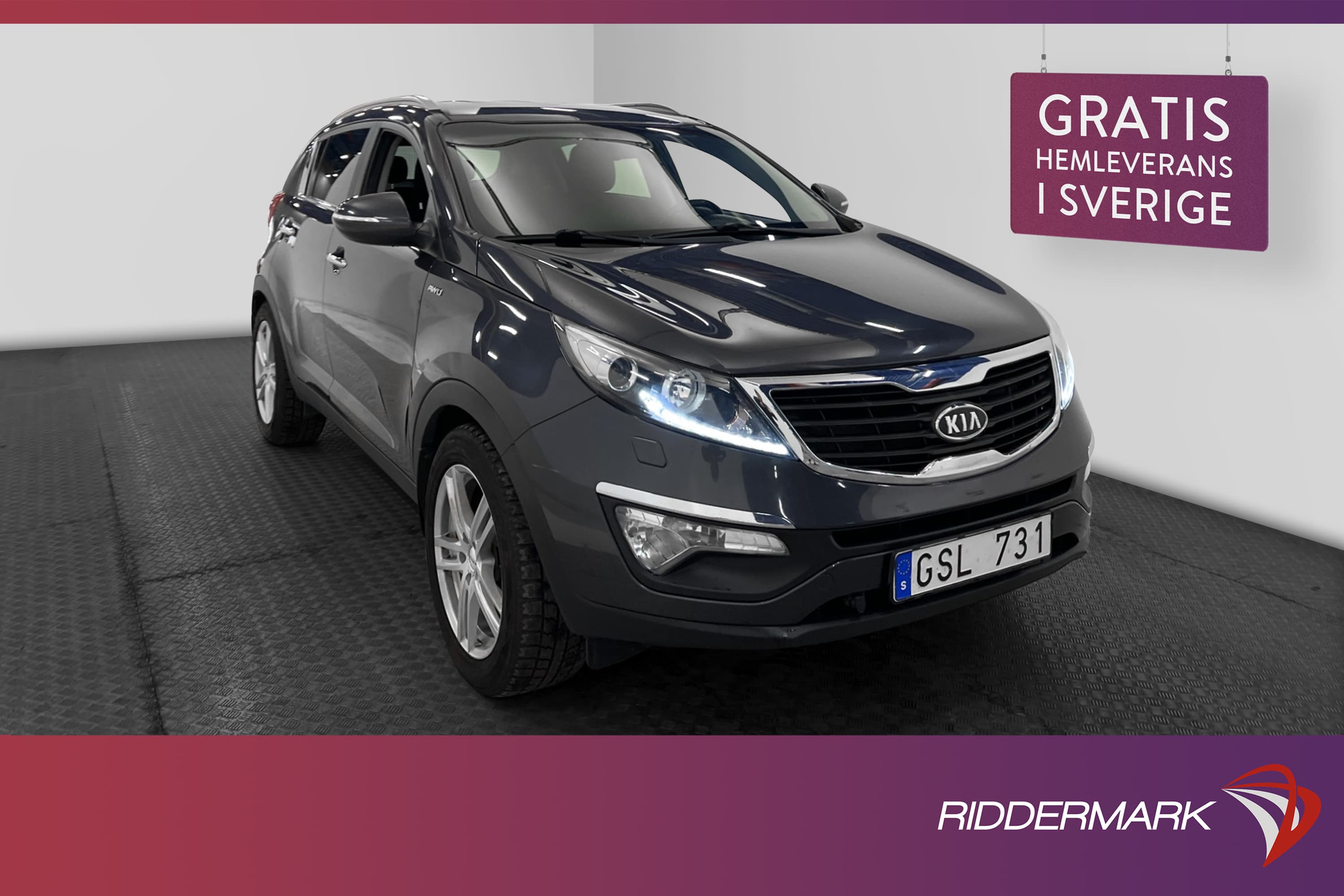 Kia Sportage 2.0 CRDi AWD 136hk Värmare Sensorer Drag