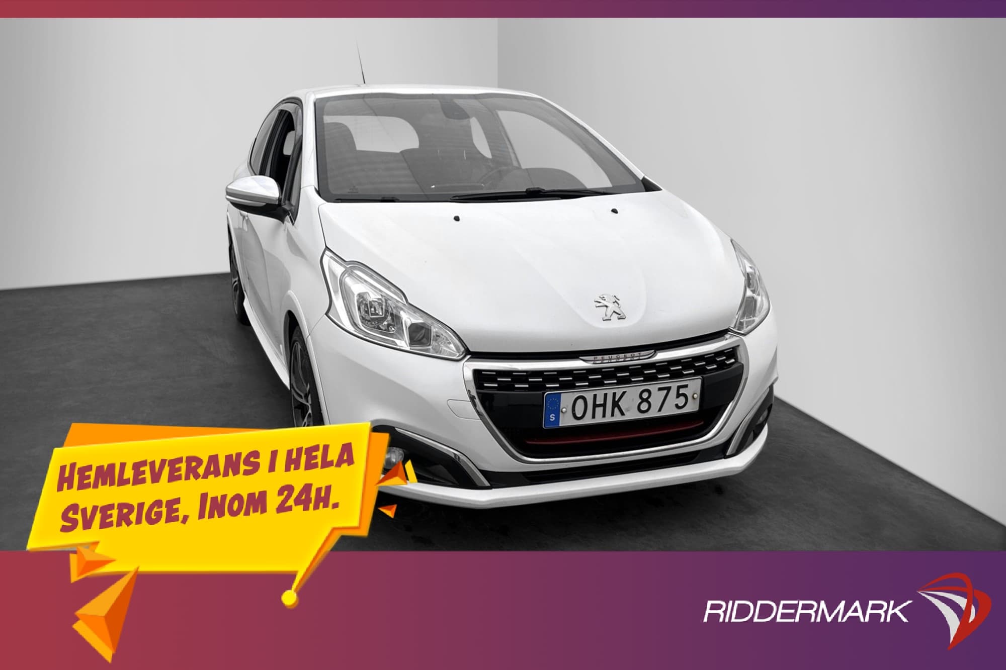 Peugeot 208 GTi 208hk Halvskinn Farthållare Sensorer