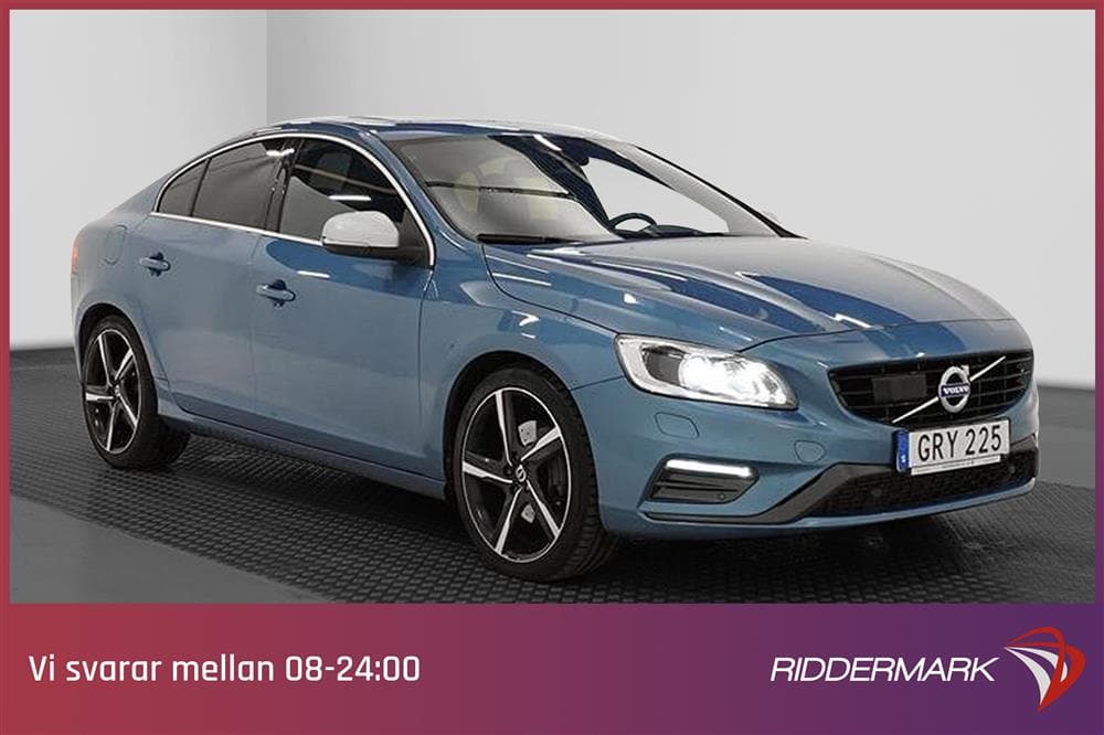 Volvo S60 D4 AWD 190hk R-Design VOC Värmare Taklucka BLIS exteriör