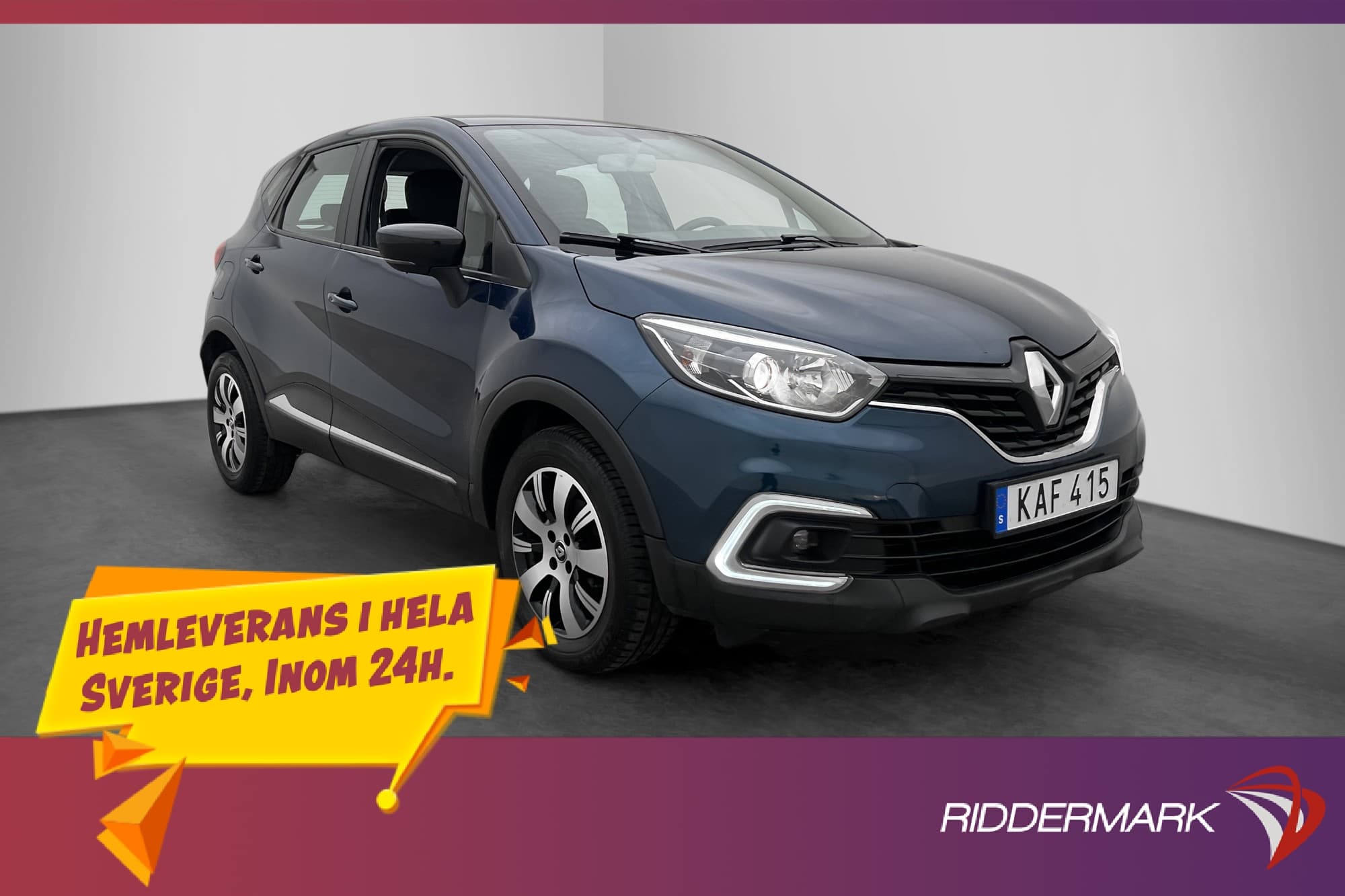 Renault Captur 0.9 TCe 90hk Sensorer Navigator 404kr Skatt