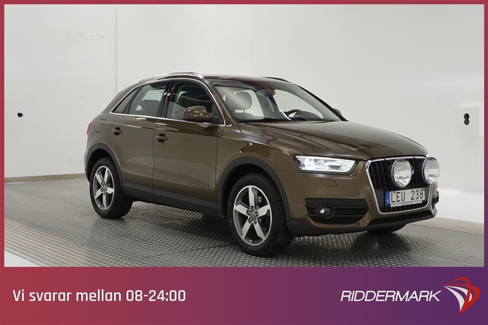 Audi Q3 2.0 TDI Quattro 140hk Pano Skinn Navi 0,57l/milexteriör
