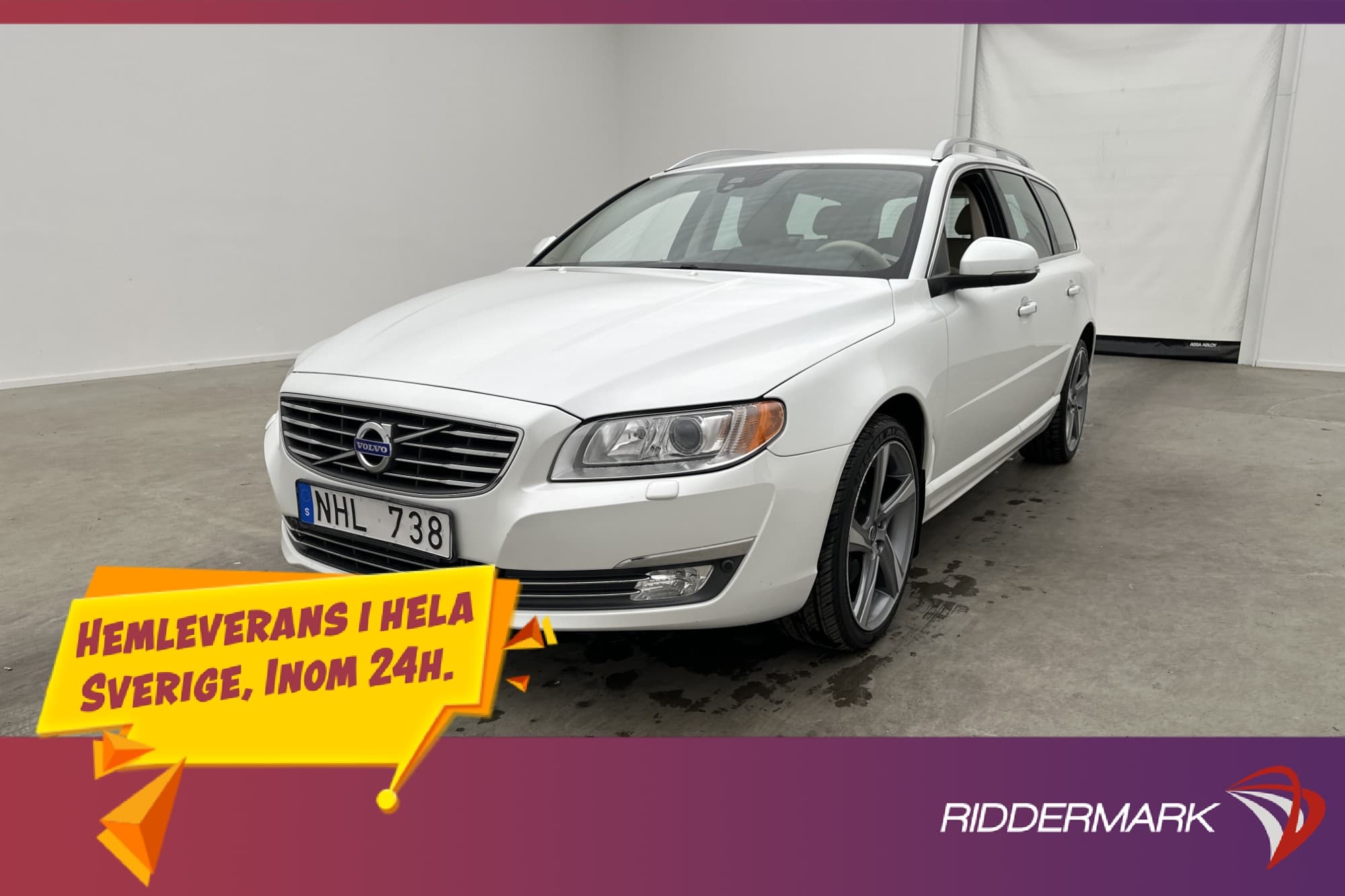 Volvo V70 D5 AWD Summum VOC Värmare P-Sensorer Skinn Elstol