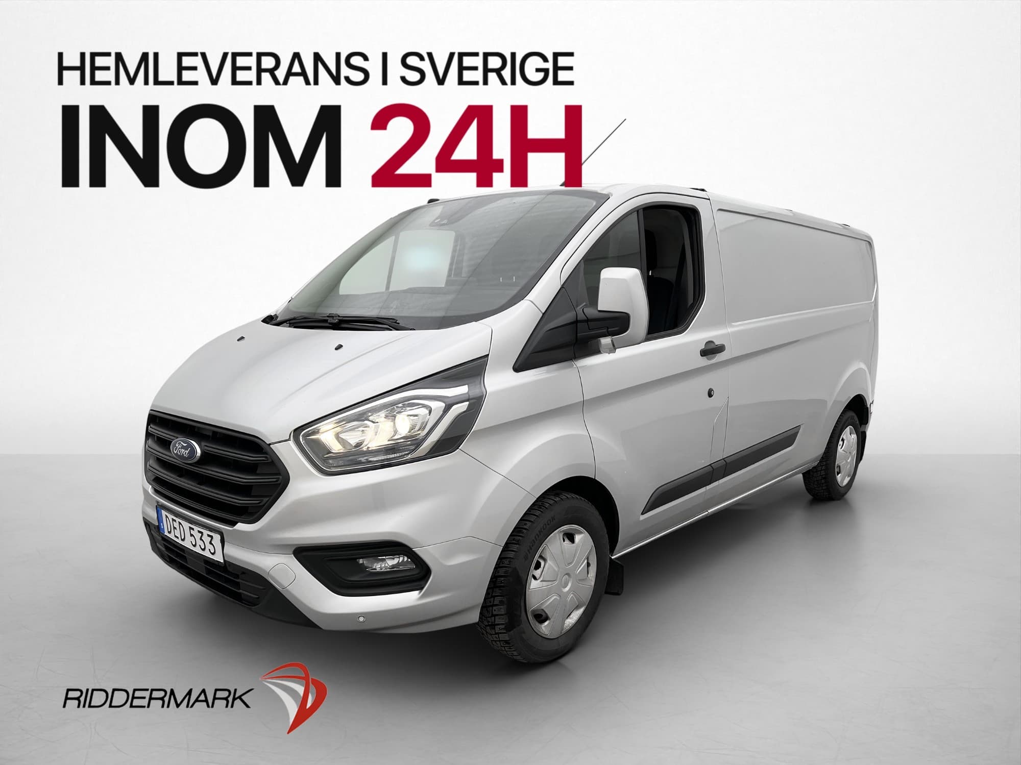 Ford Transit Custom L2 Värmare Dragkrok SYNC-3 B-Kamera Moms