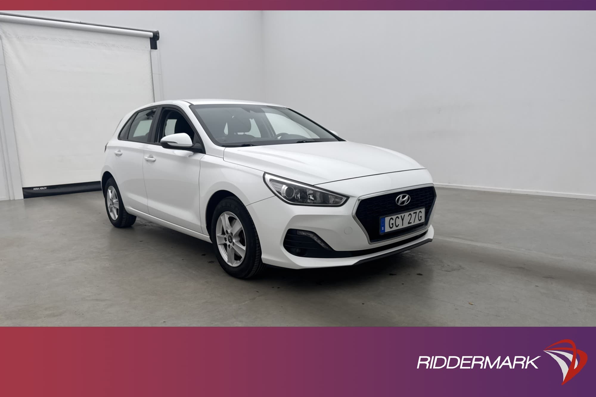 Hyundai i30 T-GDI blue 120hk Life Kamera CarPlay Rattvärme